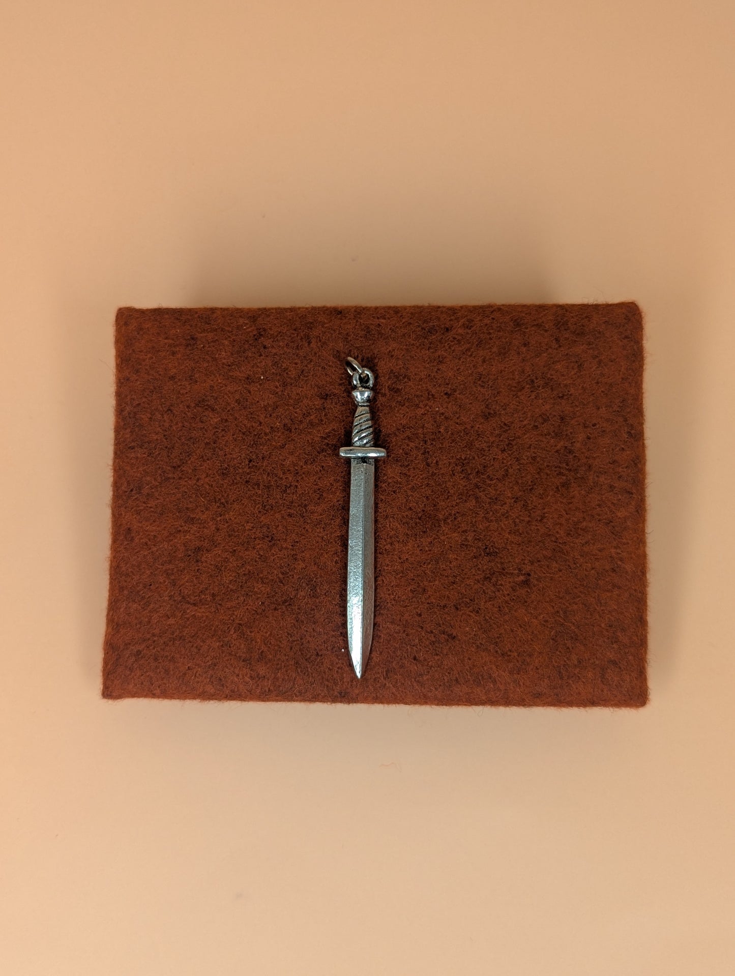 Pewter Sword Charm