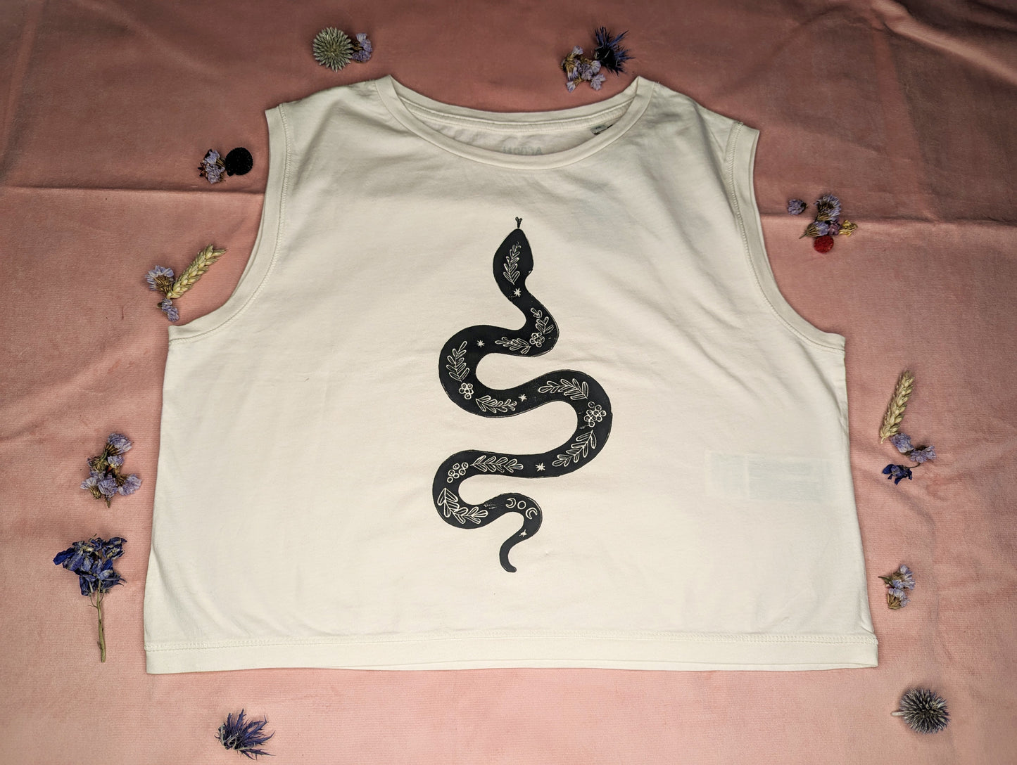 Sleeveless Snake Top