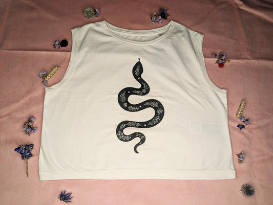Sleeveless Snake Top
