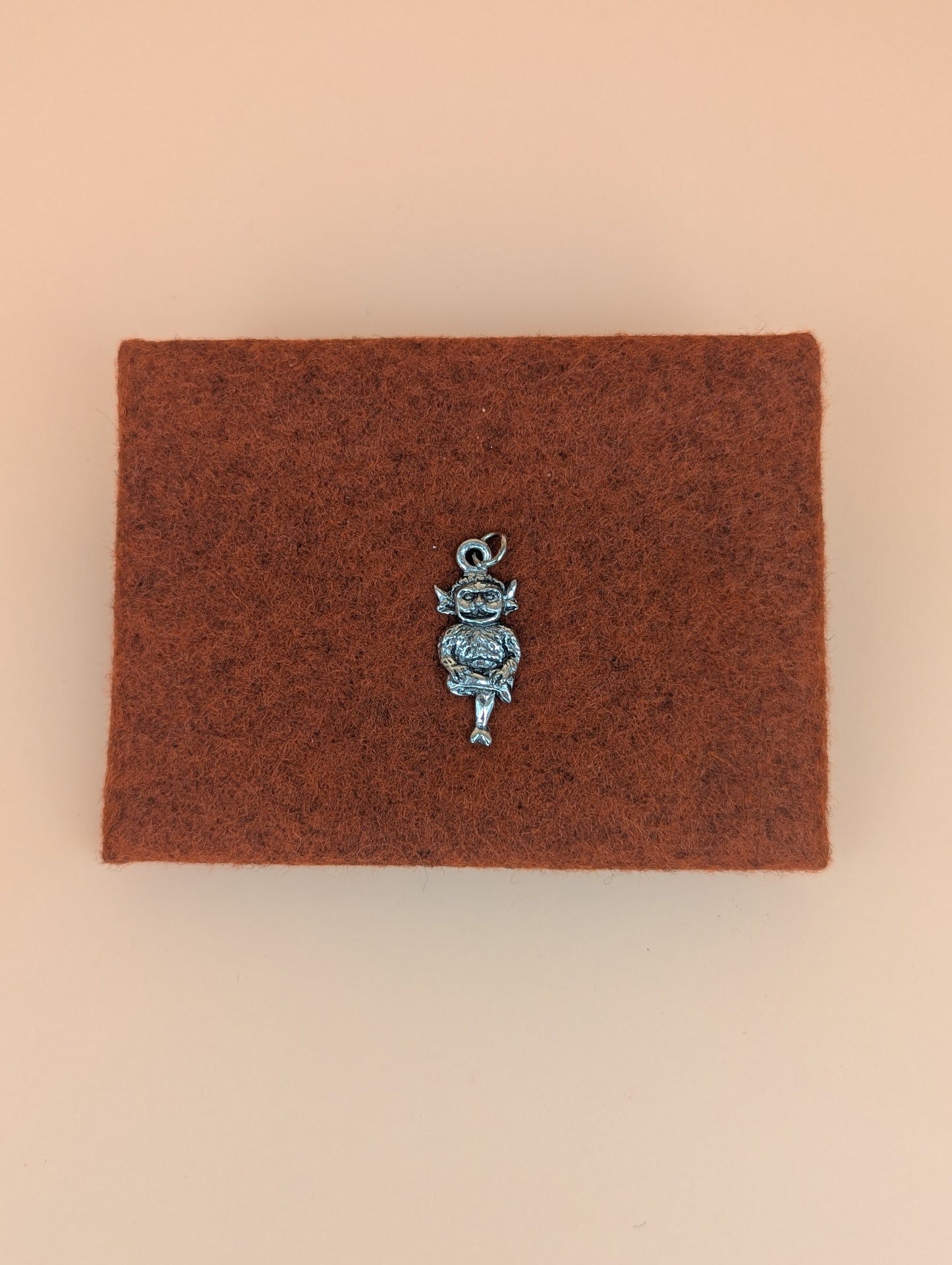 Pewter Lincoln Imp Charm