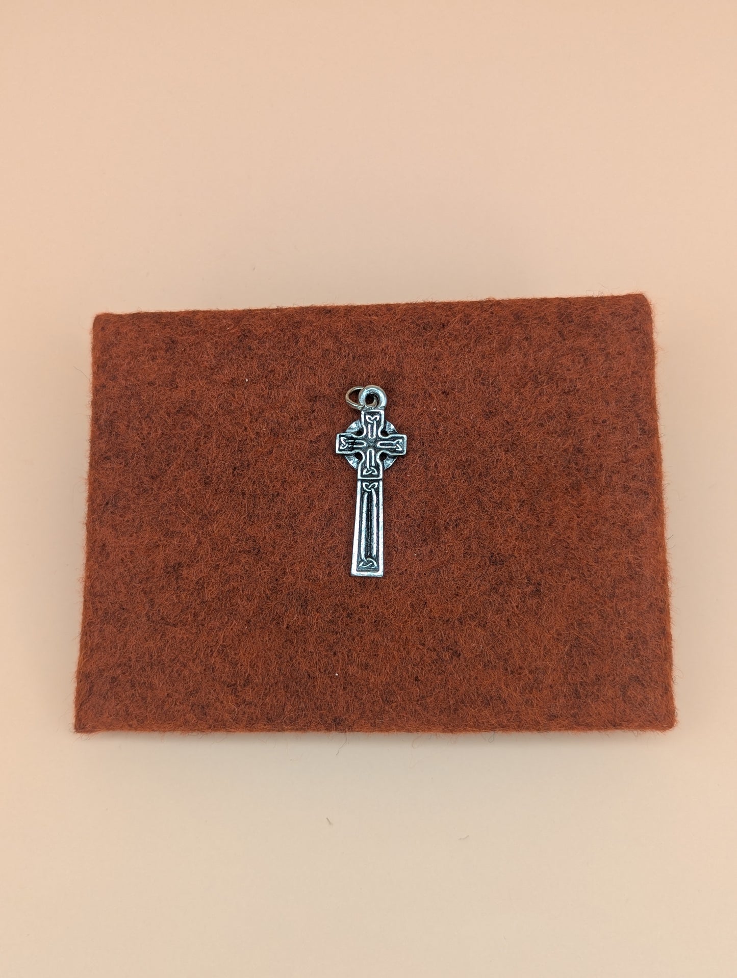 Pewter Celtic Cross Charm