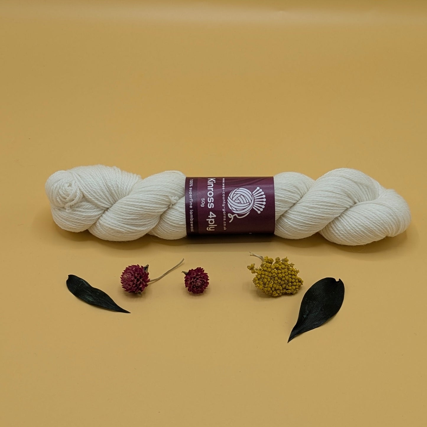 Kinross 4 Ply Yarn - Snowdrop