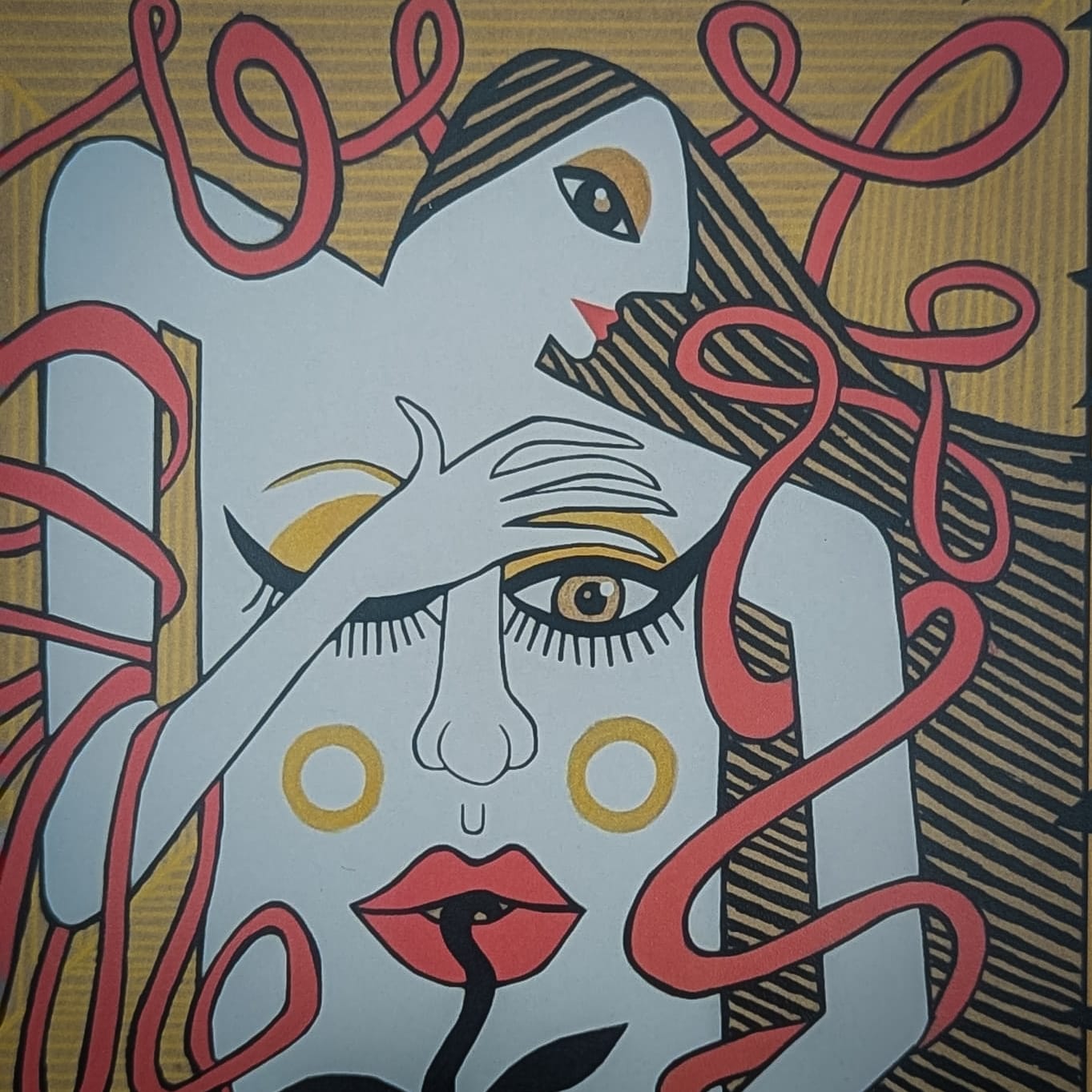 'Bodyface' Print by Theo Cleary