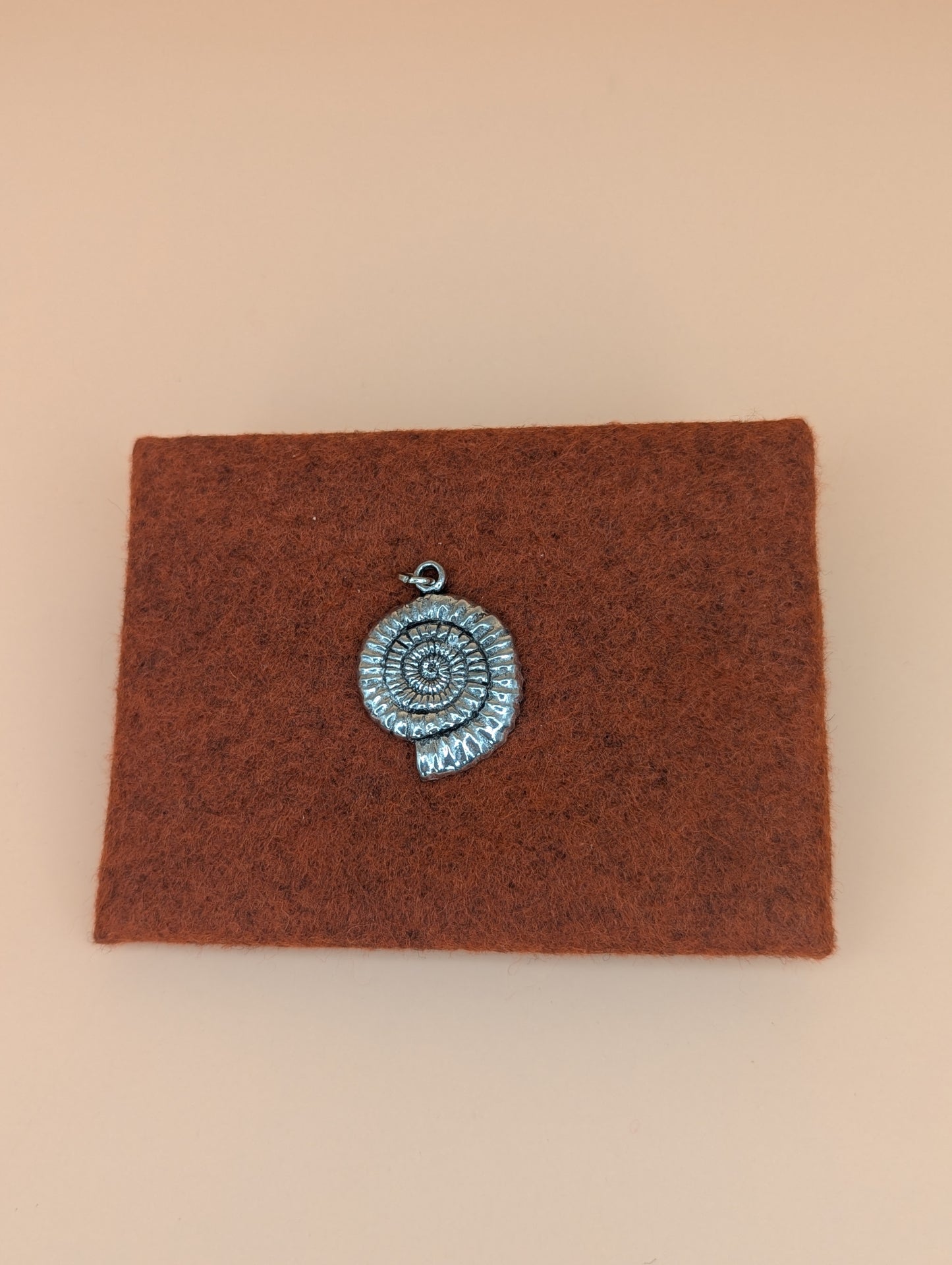 Pewter Ammonite Charm