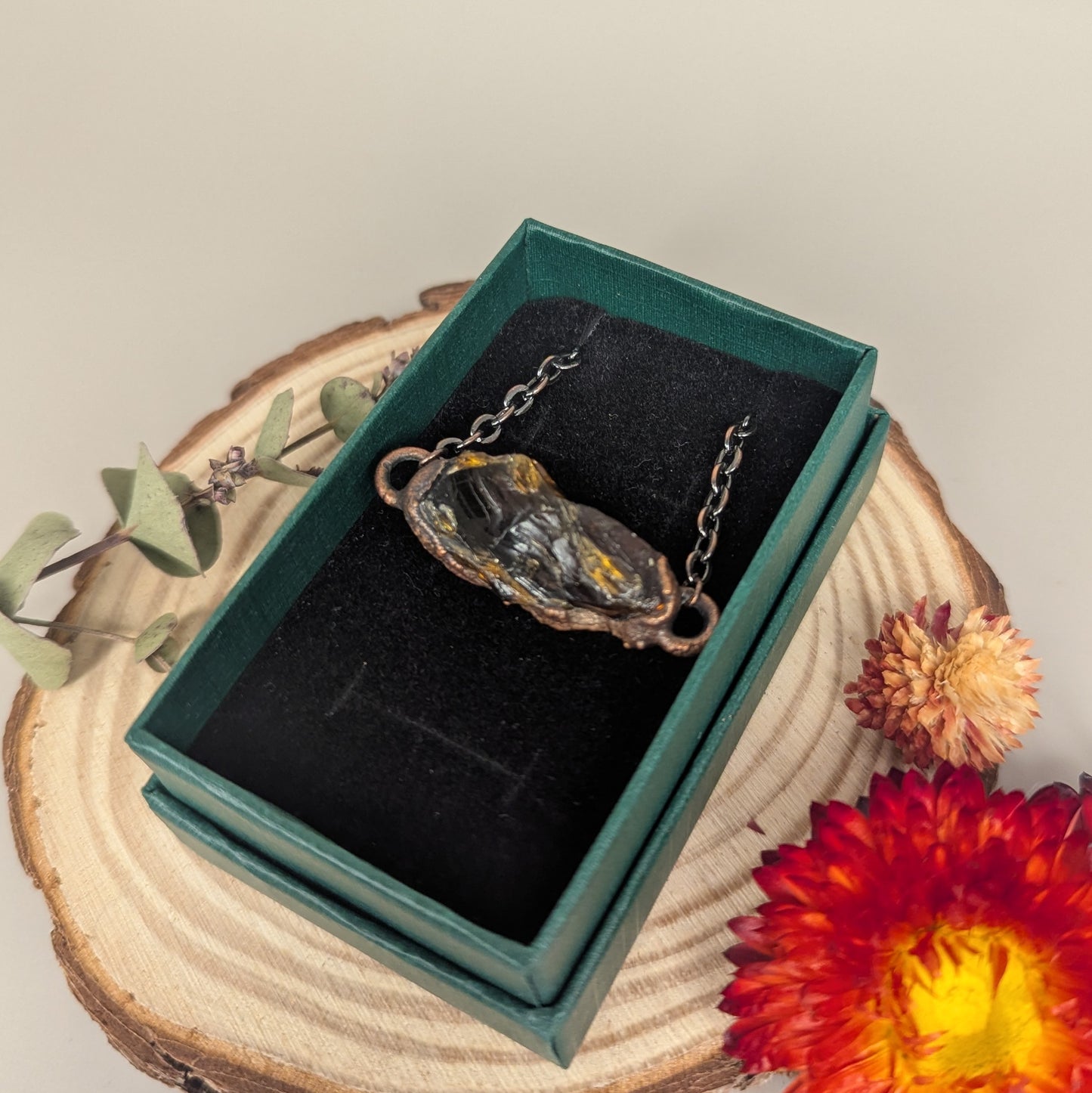 "Ziya" Sumatran Amber Pendant