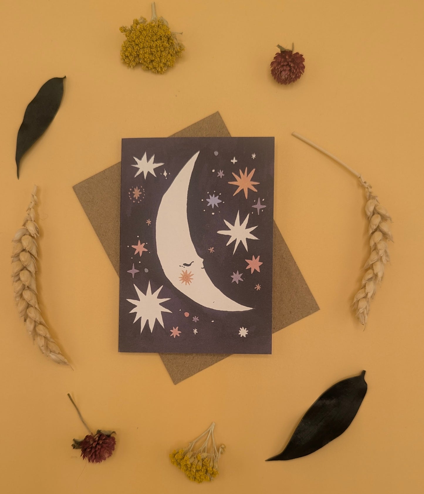 Sleeping Moon Mini Cards | Blank Cards | Mini Greeting Cards