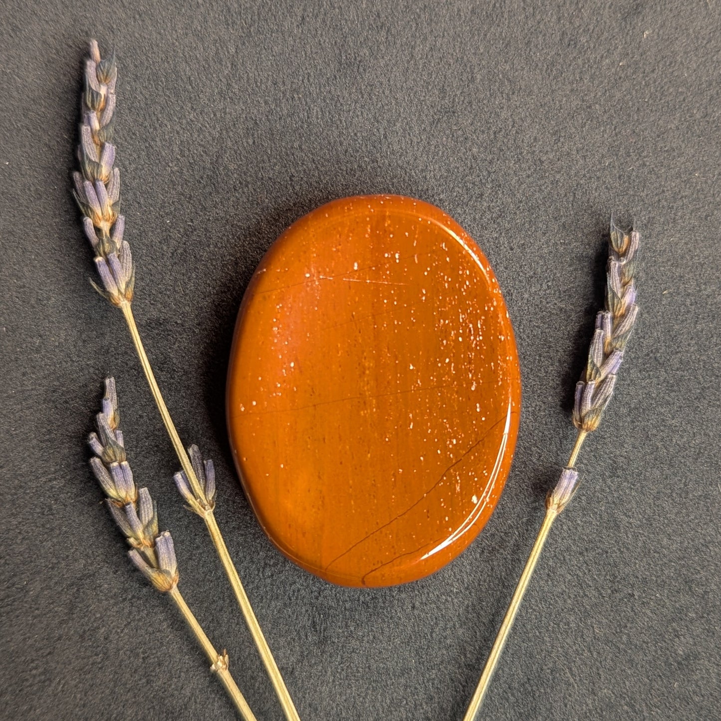 Red Jasper Worry Stone