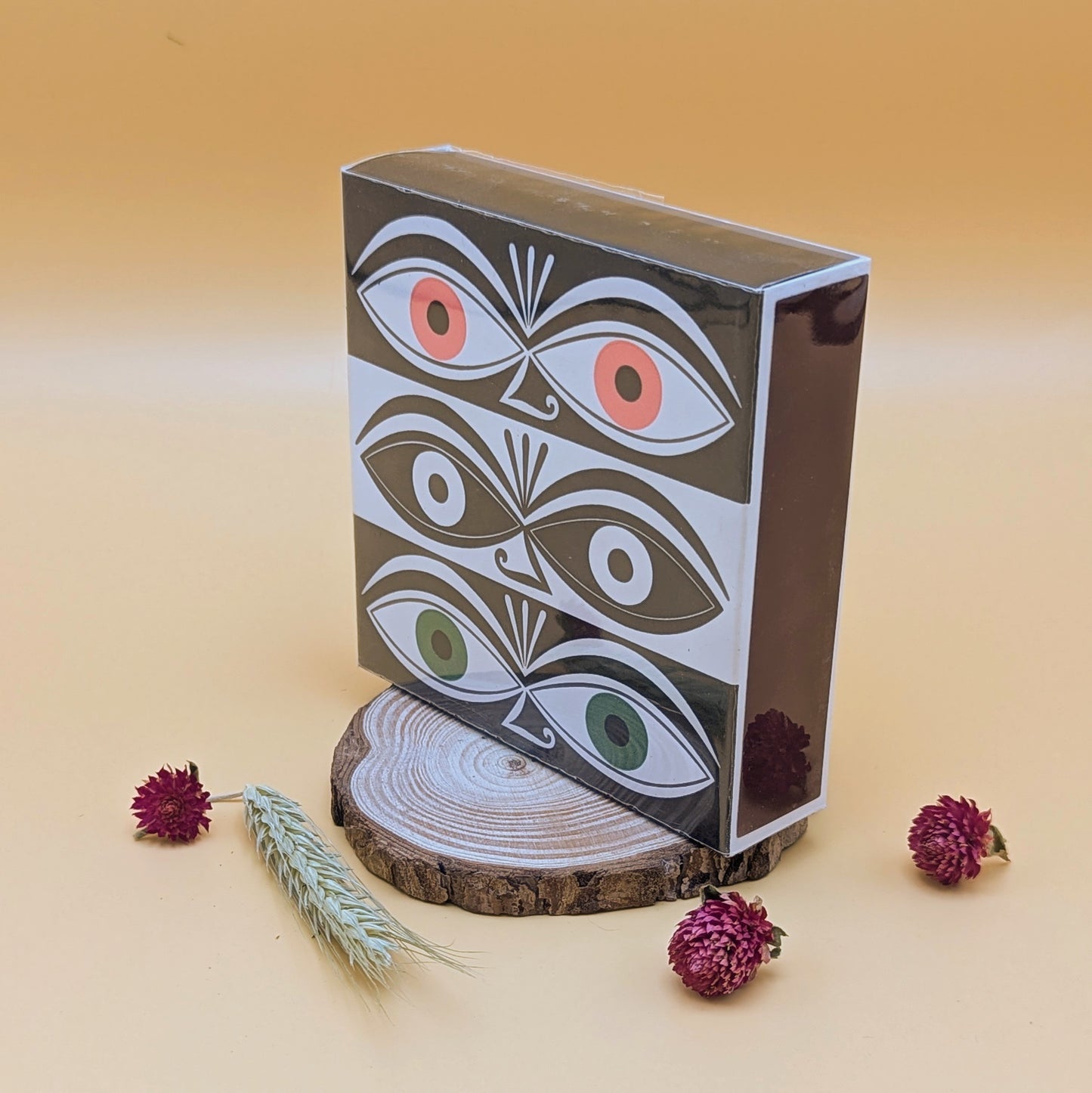 Triple Eyes Square Matchbox