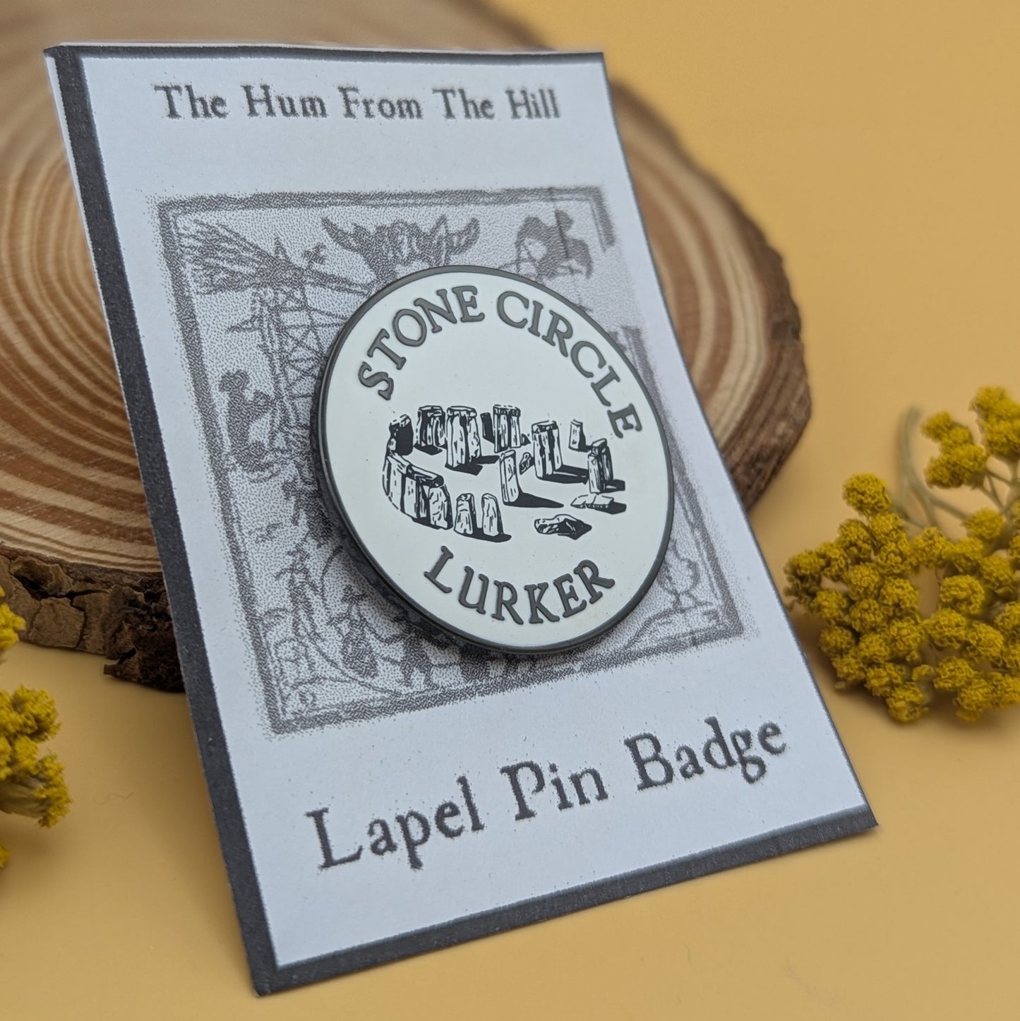 'Stone Circle Lurker' Enamel Pin