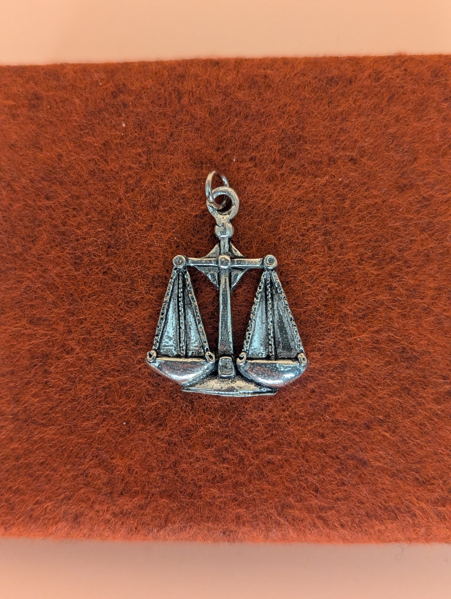 Pewter Libra Charm