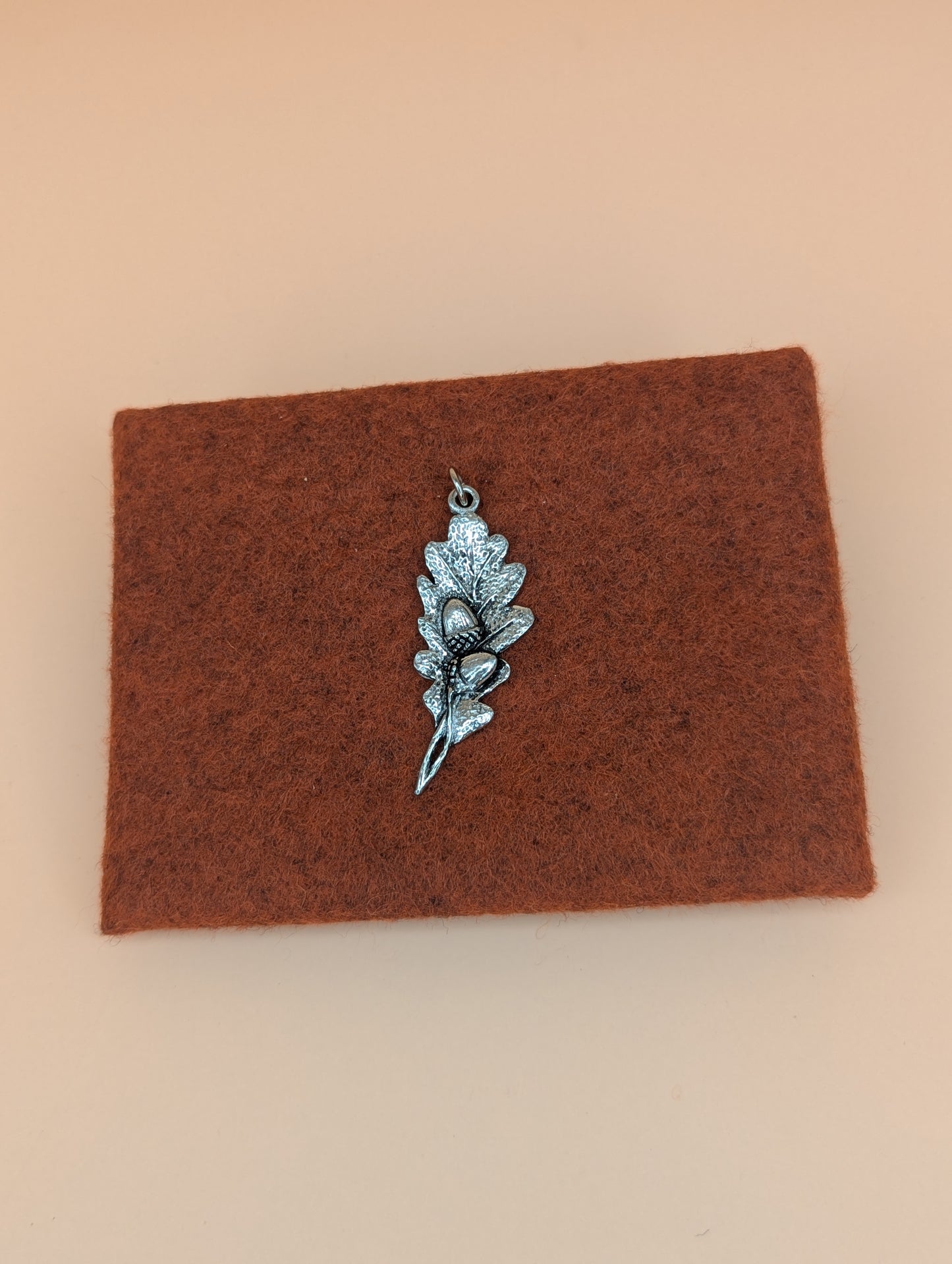 Pewter Oak Leaf Charm