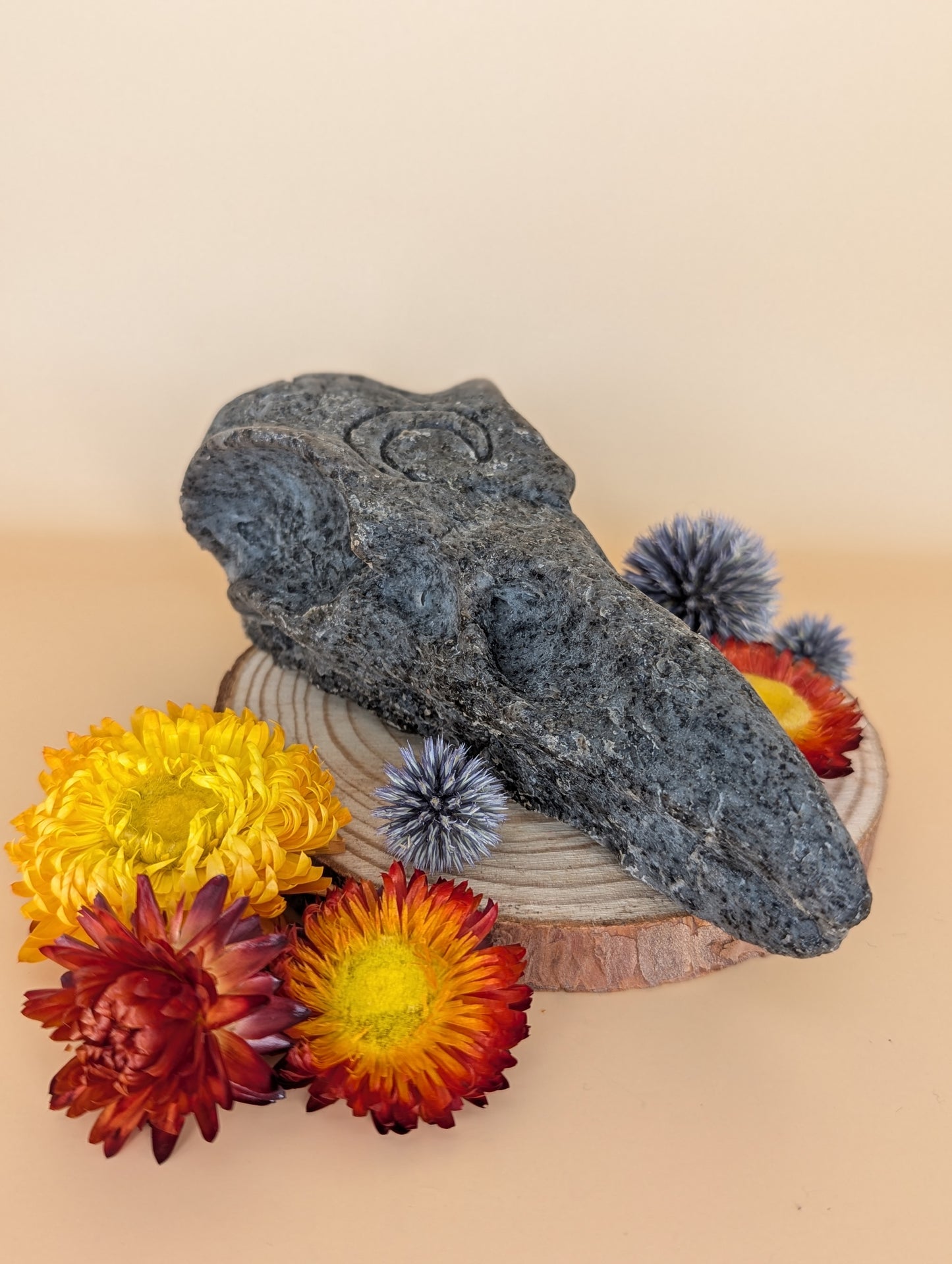 Crow skull Shower Bar - 'Vanilla Coffee'