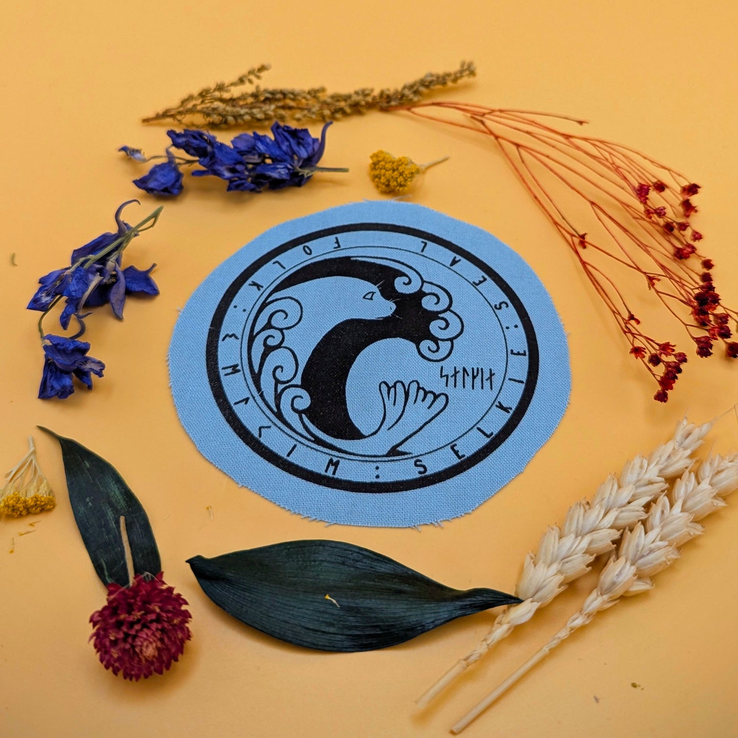 'Blue Seal/Selkie' Round Patch