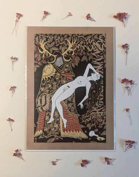 "Witch Hunt I (The Metamorphosis)" Print by Theo Cleary