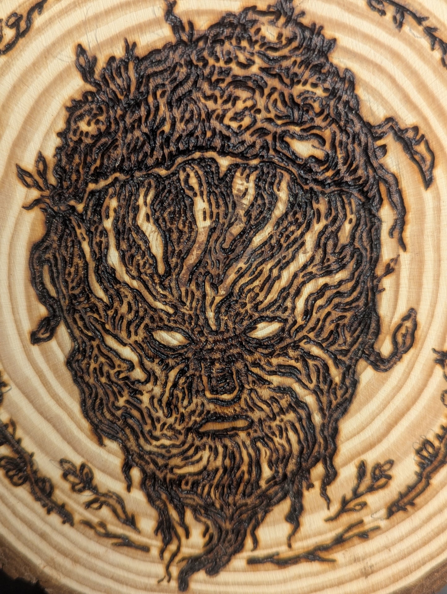 'Punkie Night' Pyrography by Lydia Carter