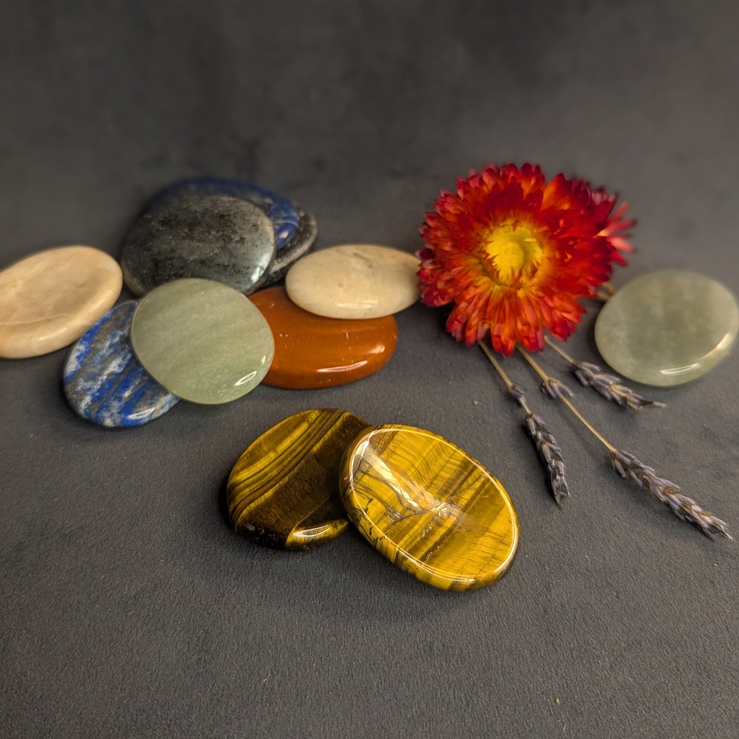 Golden Tiger's Eye Worry Stone