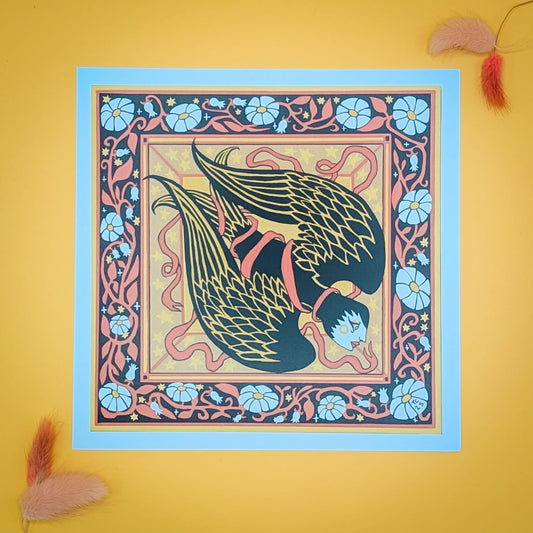 'Blackbird' Print by Theo Cleary