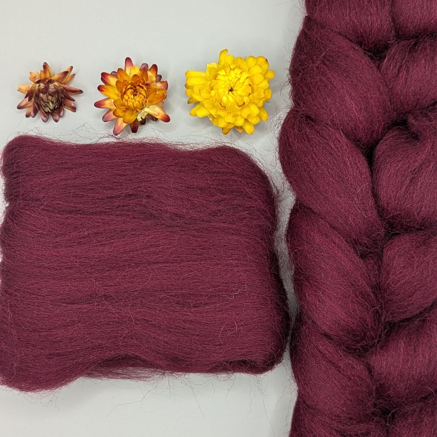 Dyed Shetland Combed Tops 50g