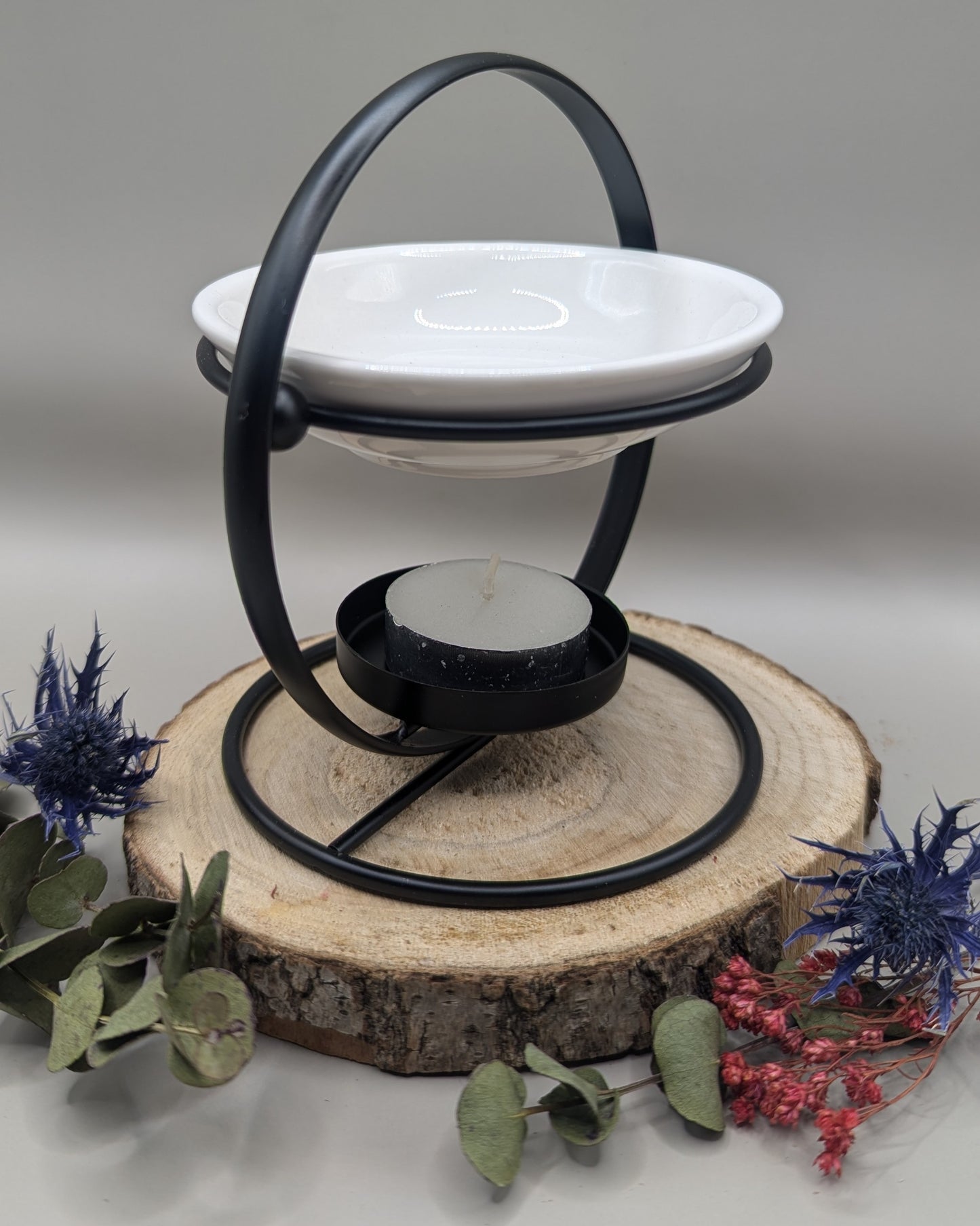 Ceramic & Metal Round Oil Burner