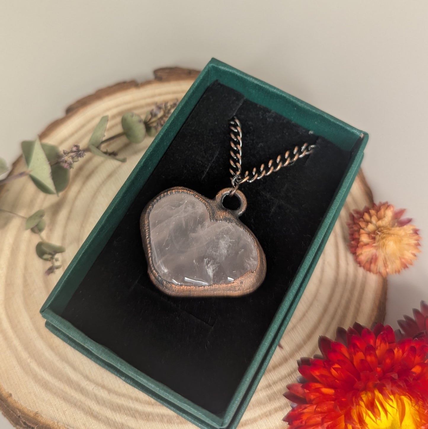 "Mabel" Rose Quartz Pendant