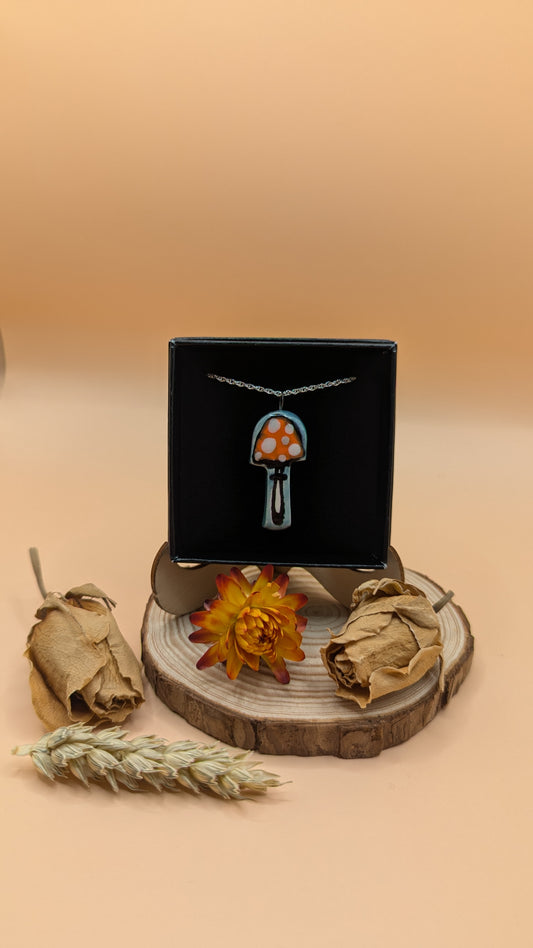 Mushroom Necklace
