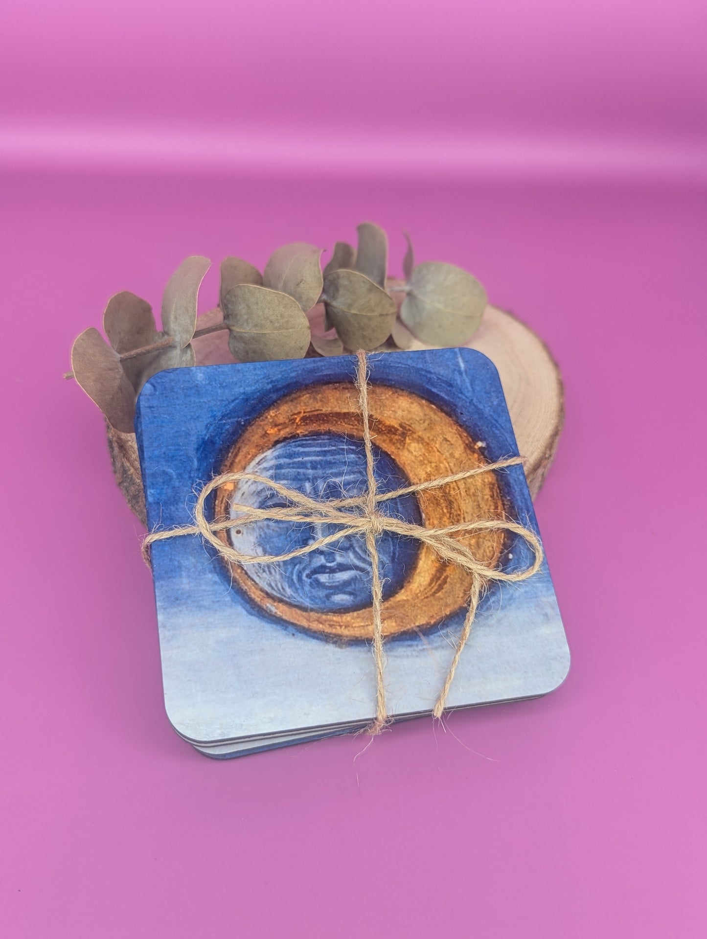 'Medieval Sun & Moon' Coasters