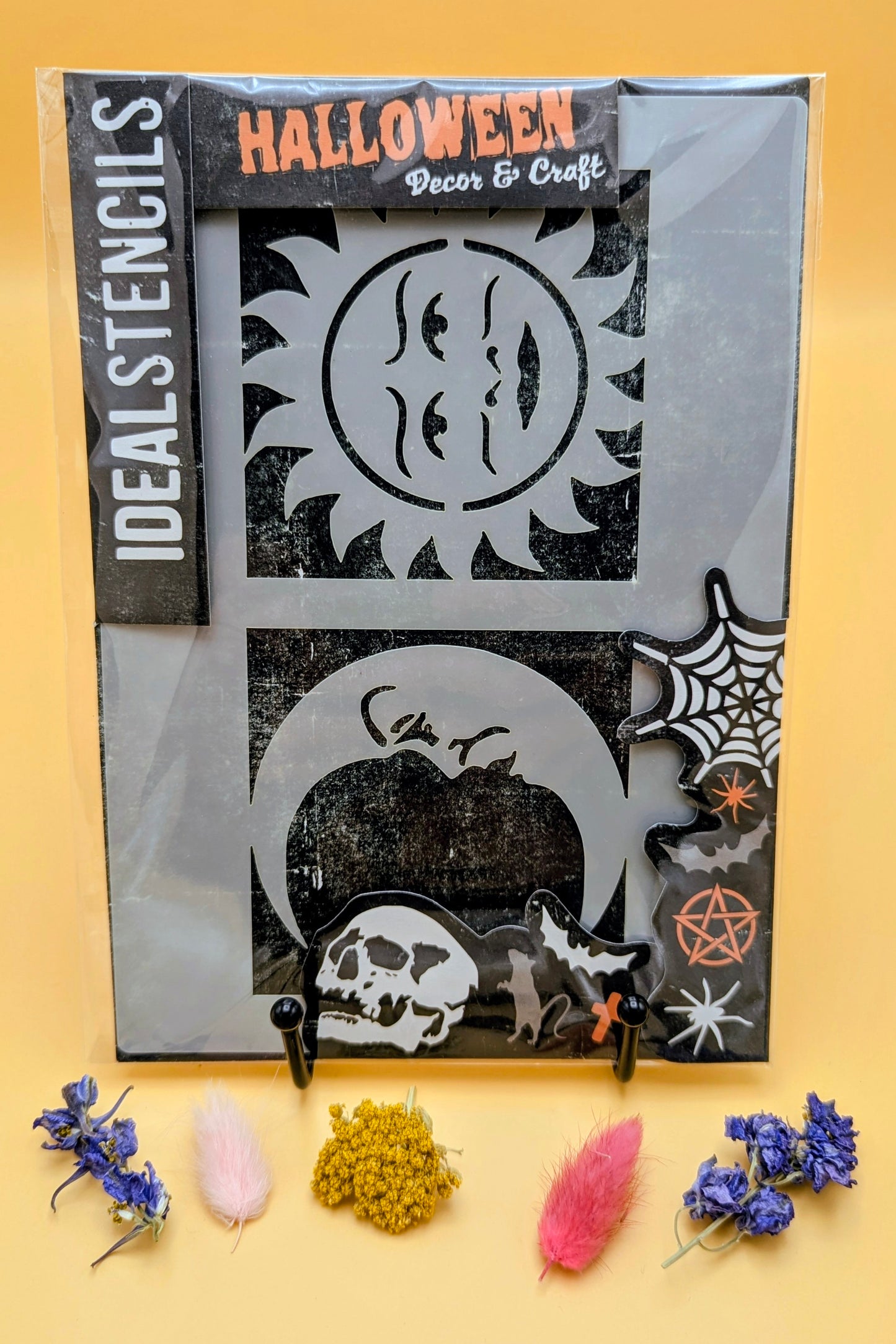 Sun and Moon Celestial Stencil