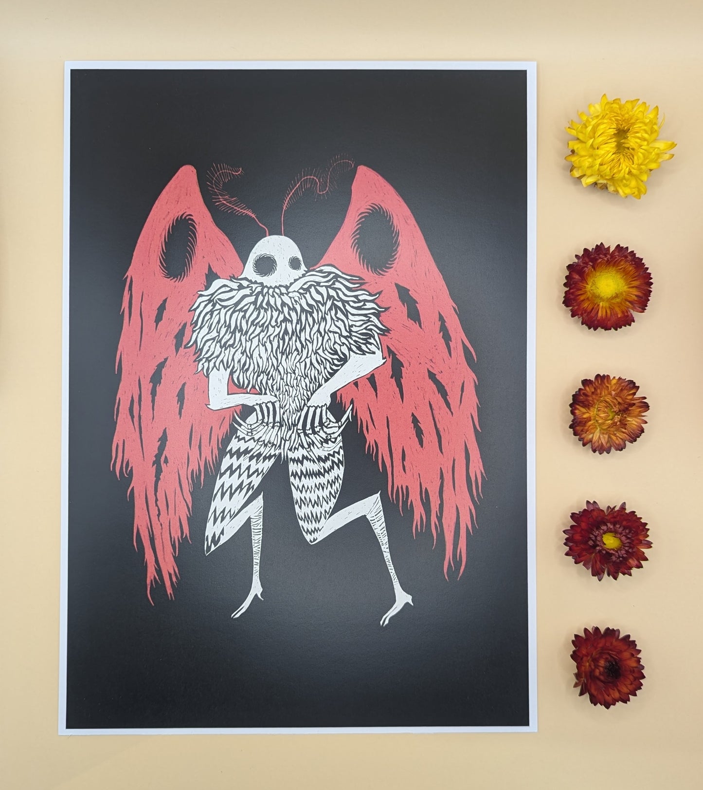 "Mothman" Print by Theo Cleary