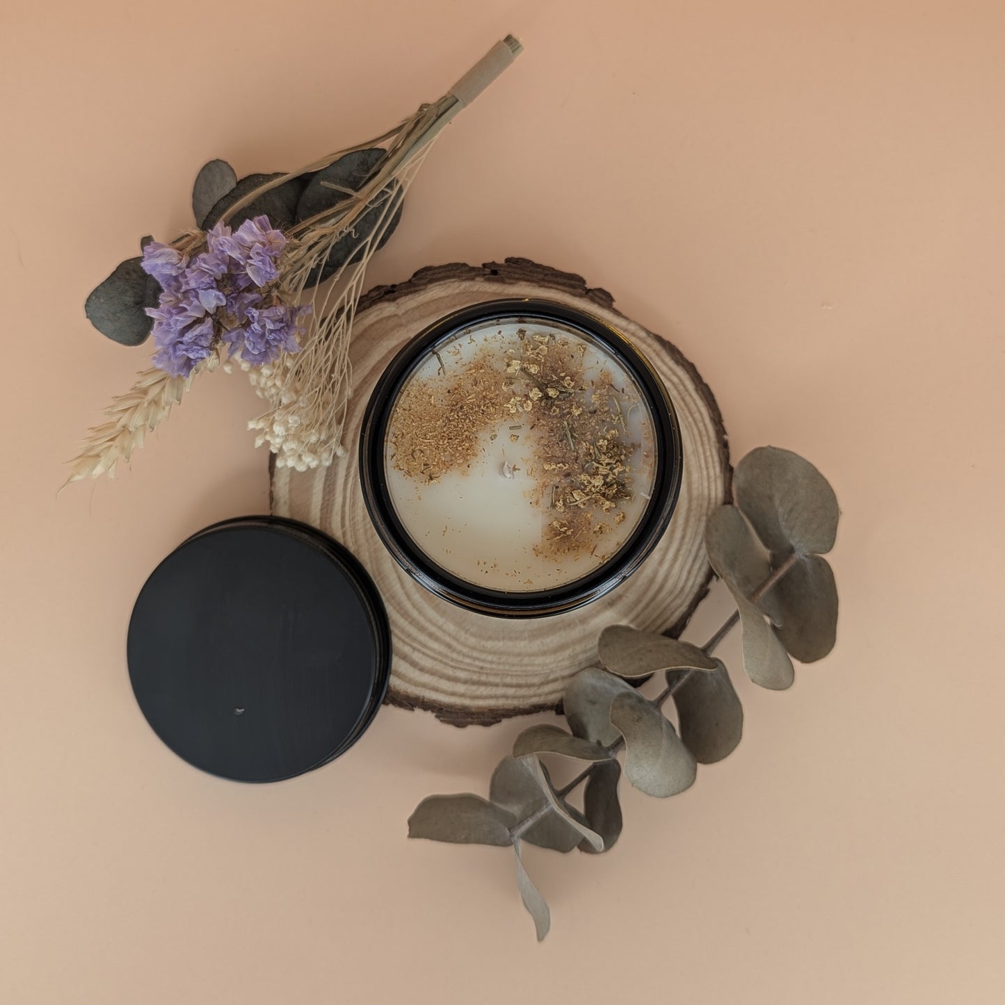 Single Wick Apothecary Candle: "Sleeping Stone"