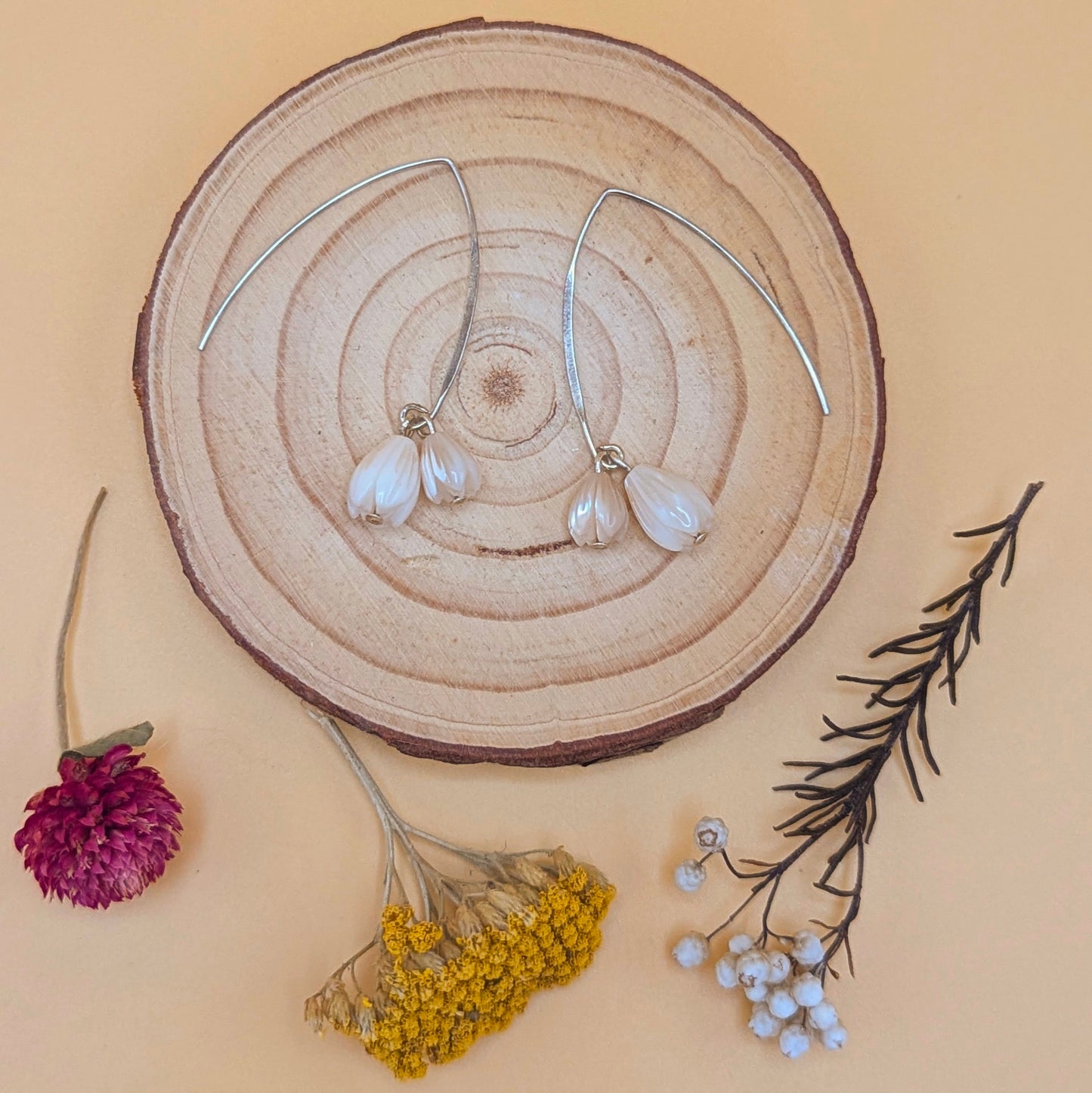 Pearl Snowdrop Earrings