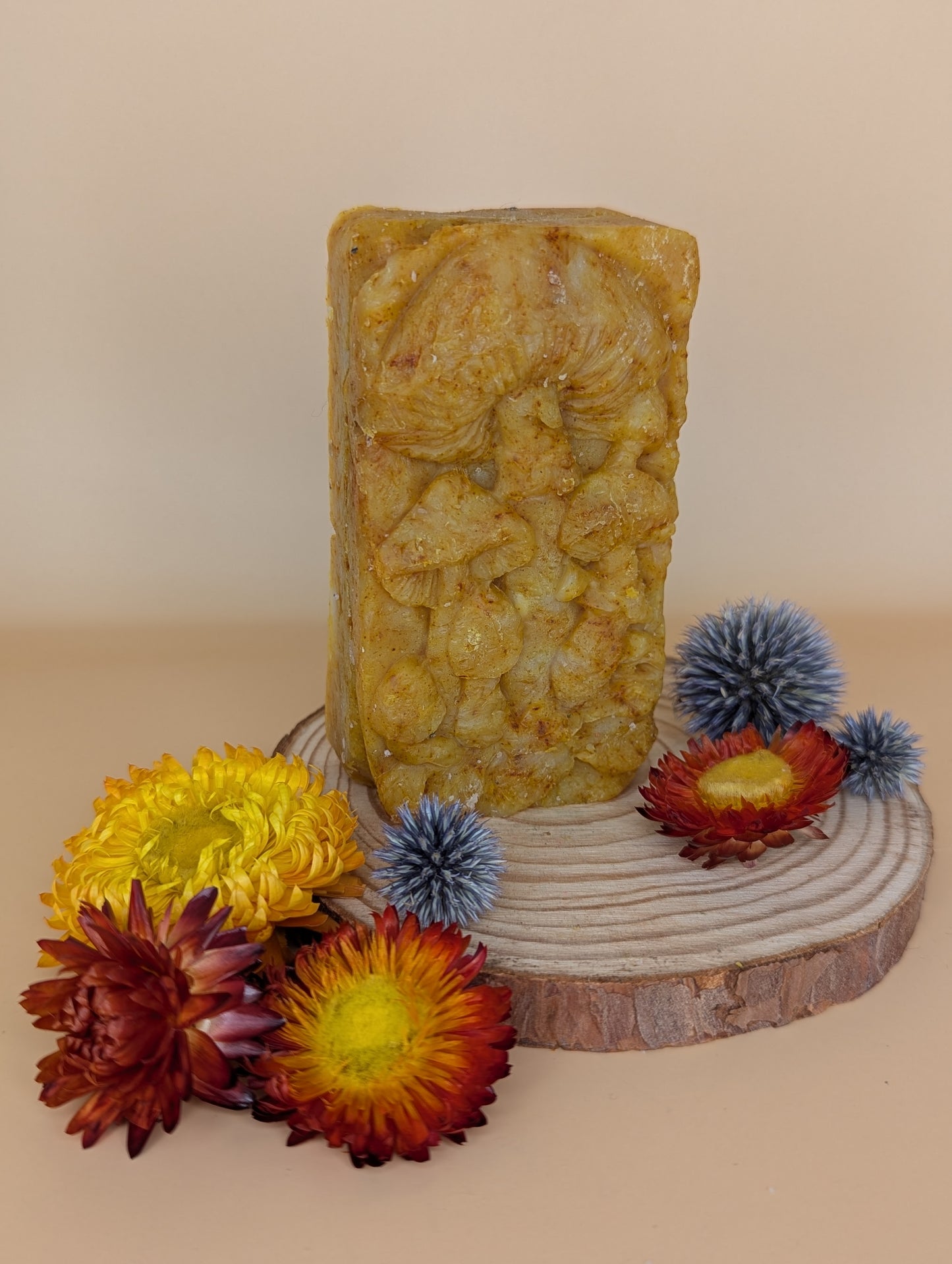 Mushroom Shower Bar - 'Ylang Ylang and Sweet Orange'