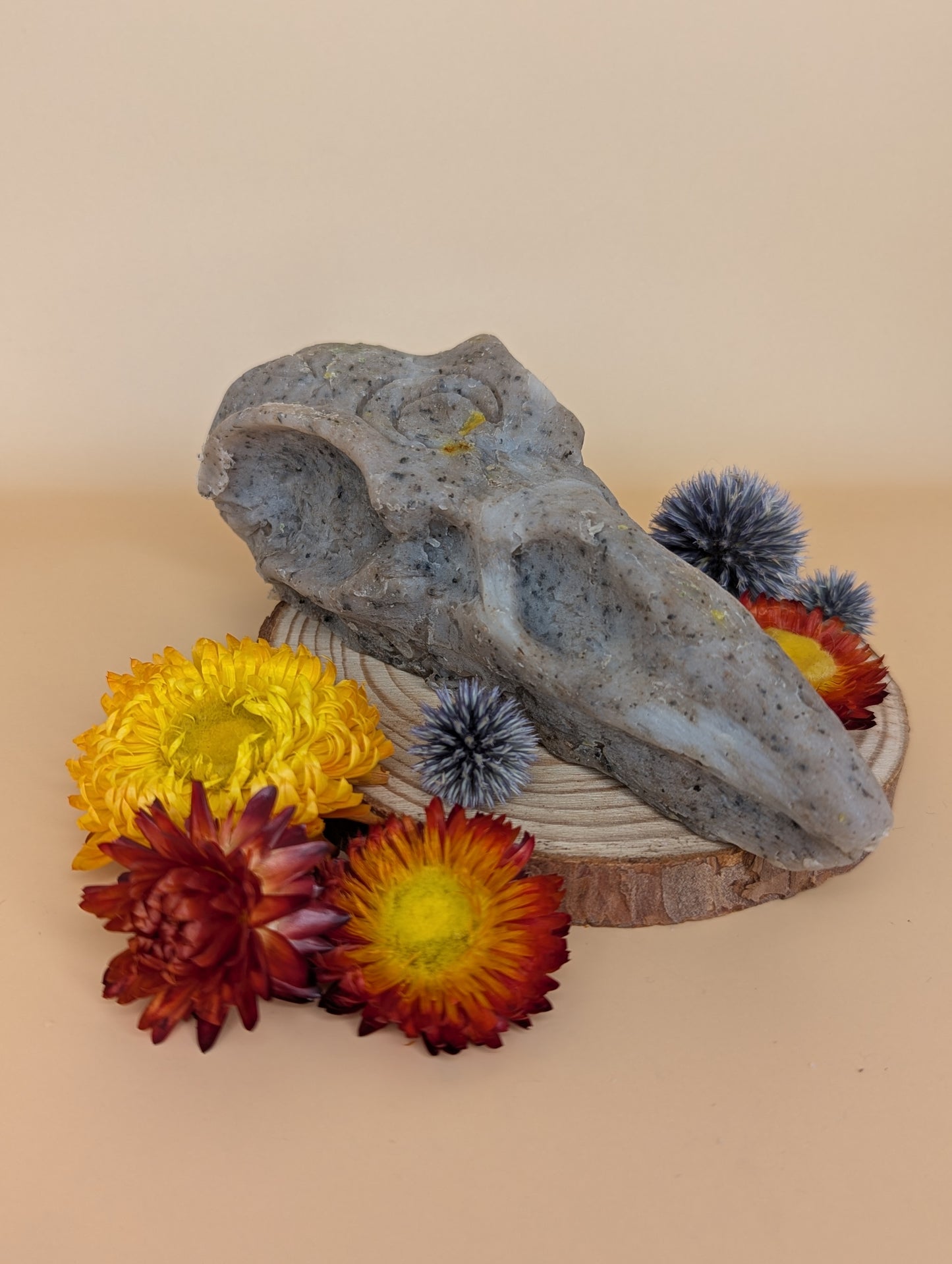 Crow Skull Shower Bar - 'Wildman'