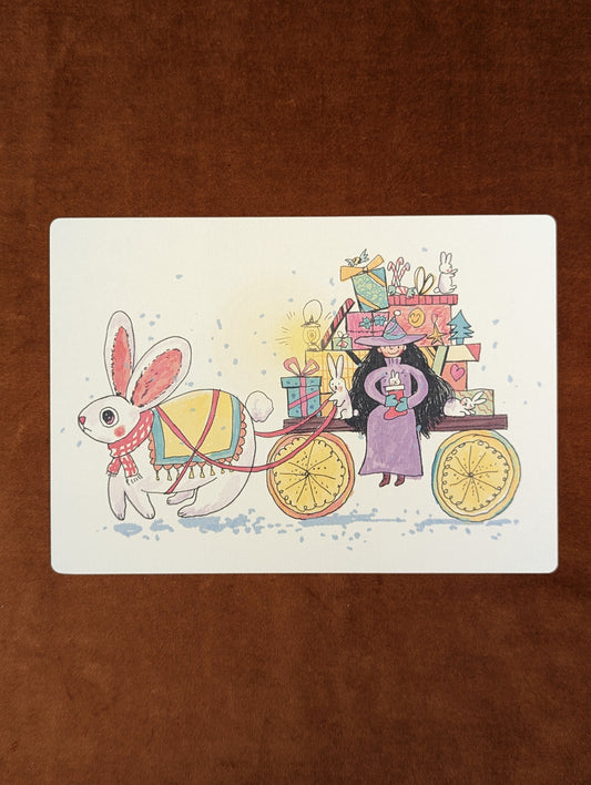 “Witch Christmas” Print by Yachen Zhou