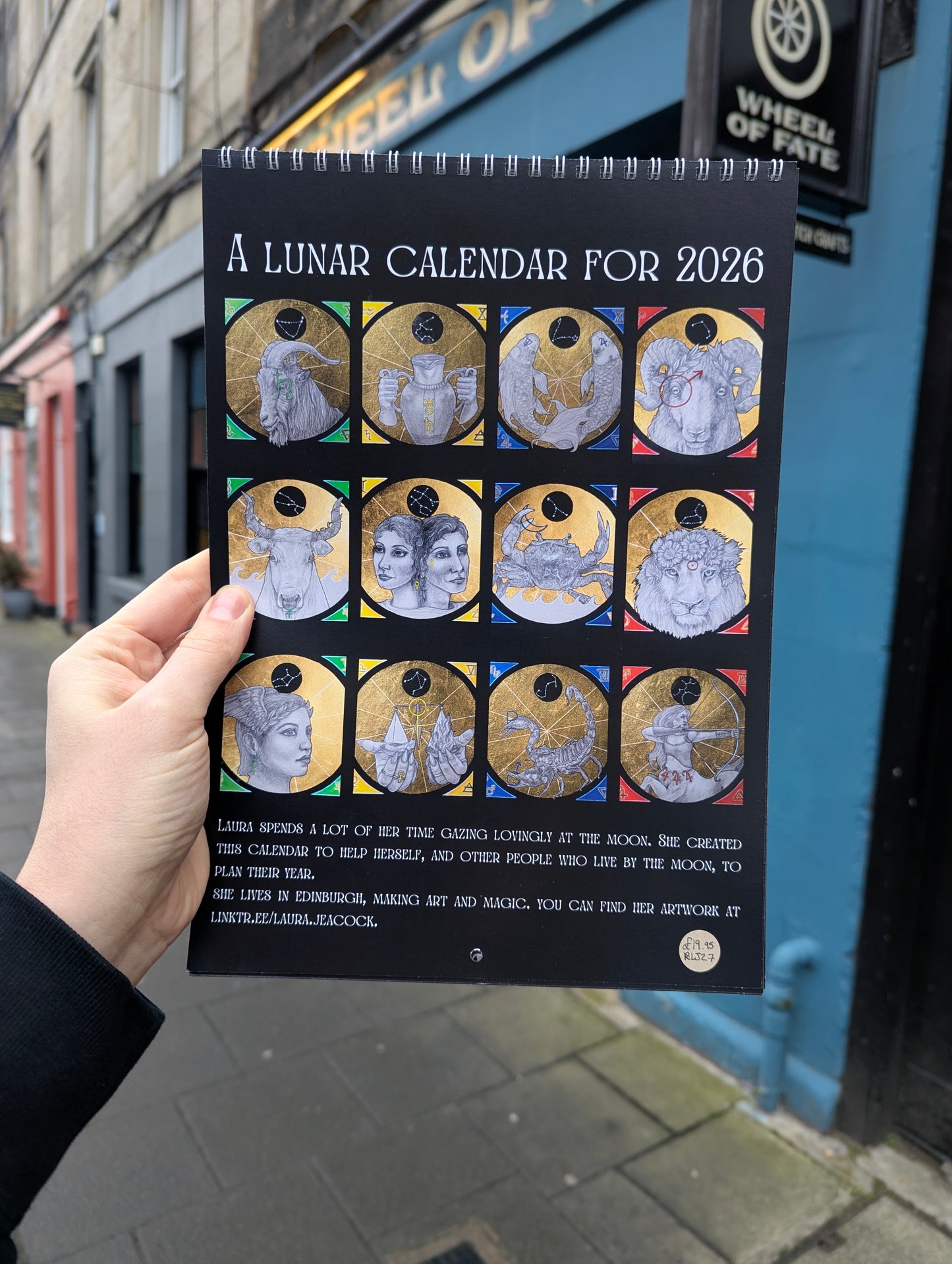 Laura Jeacock's 2026 Lunar Calendar