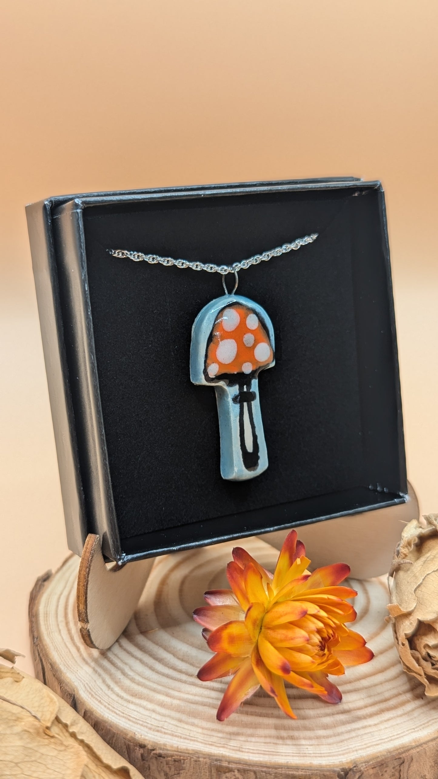 Mushroom Necklace
