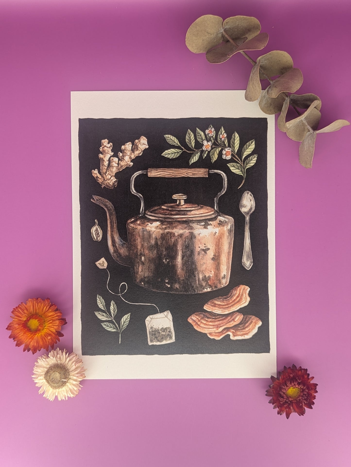 'Tea Time' Print by Ellena Dallas