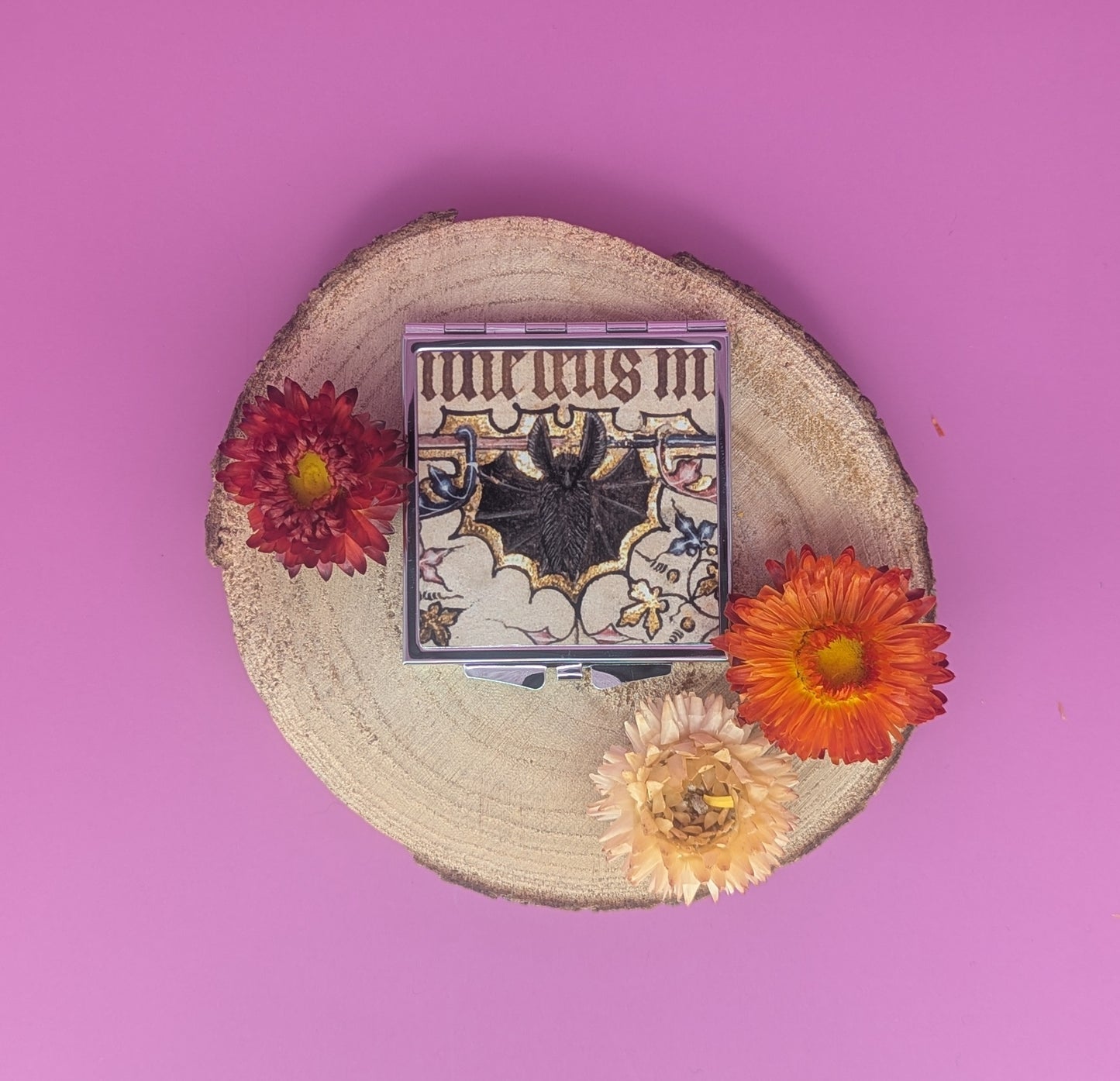 'Medieval Bat' Compact Mirror