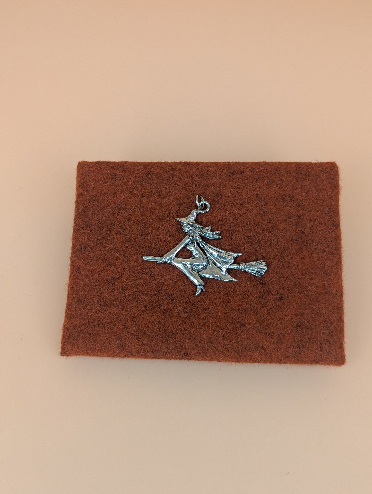 Pewter Witch Charm