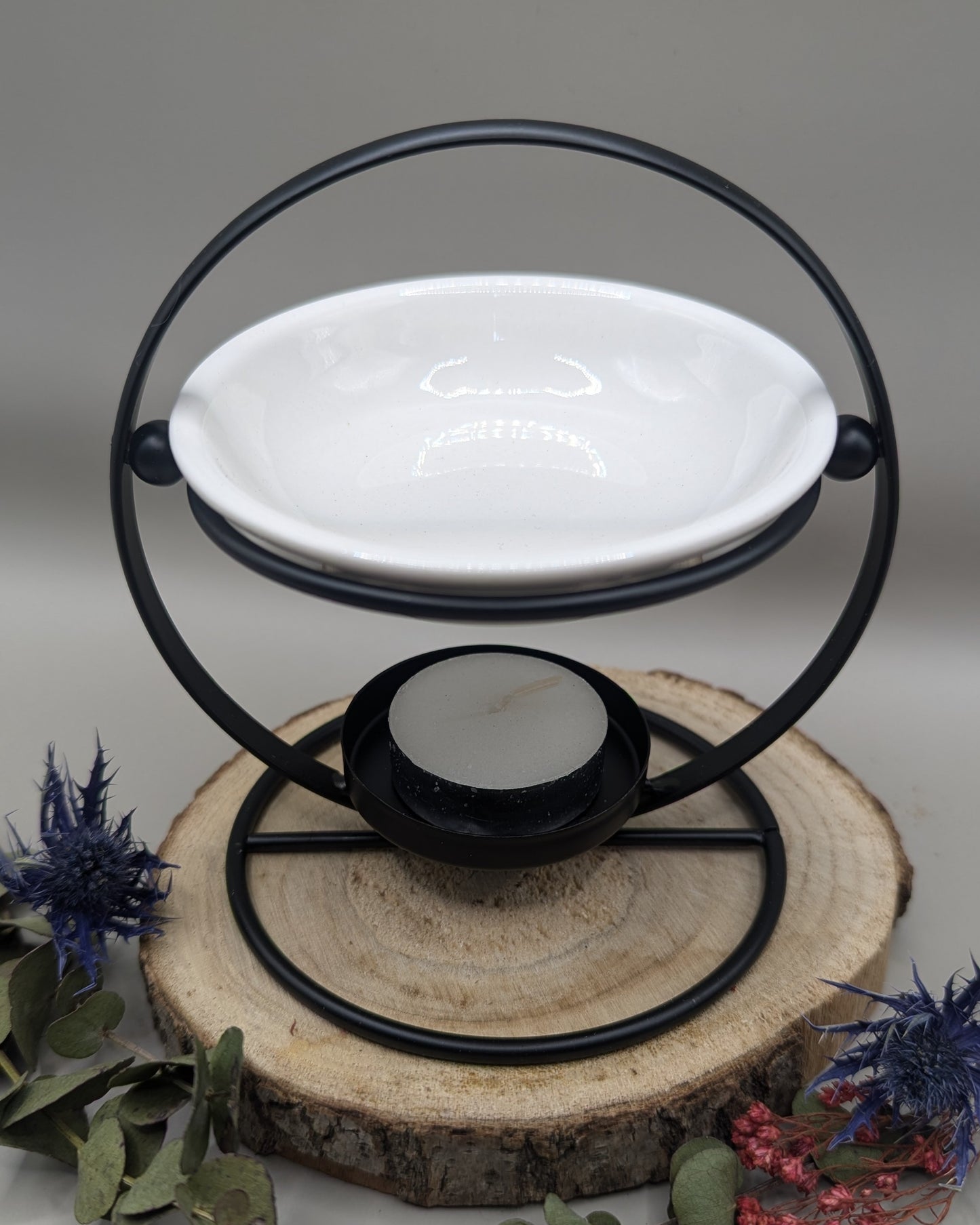 Ceramic & Metal Round Oil Burner