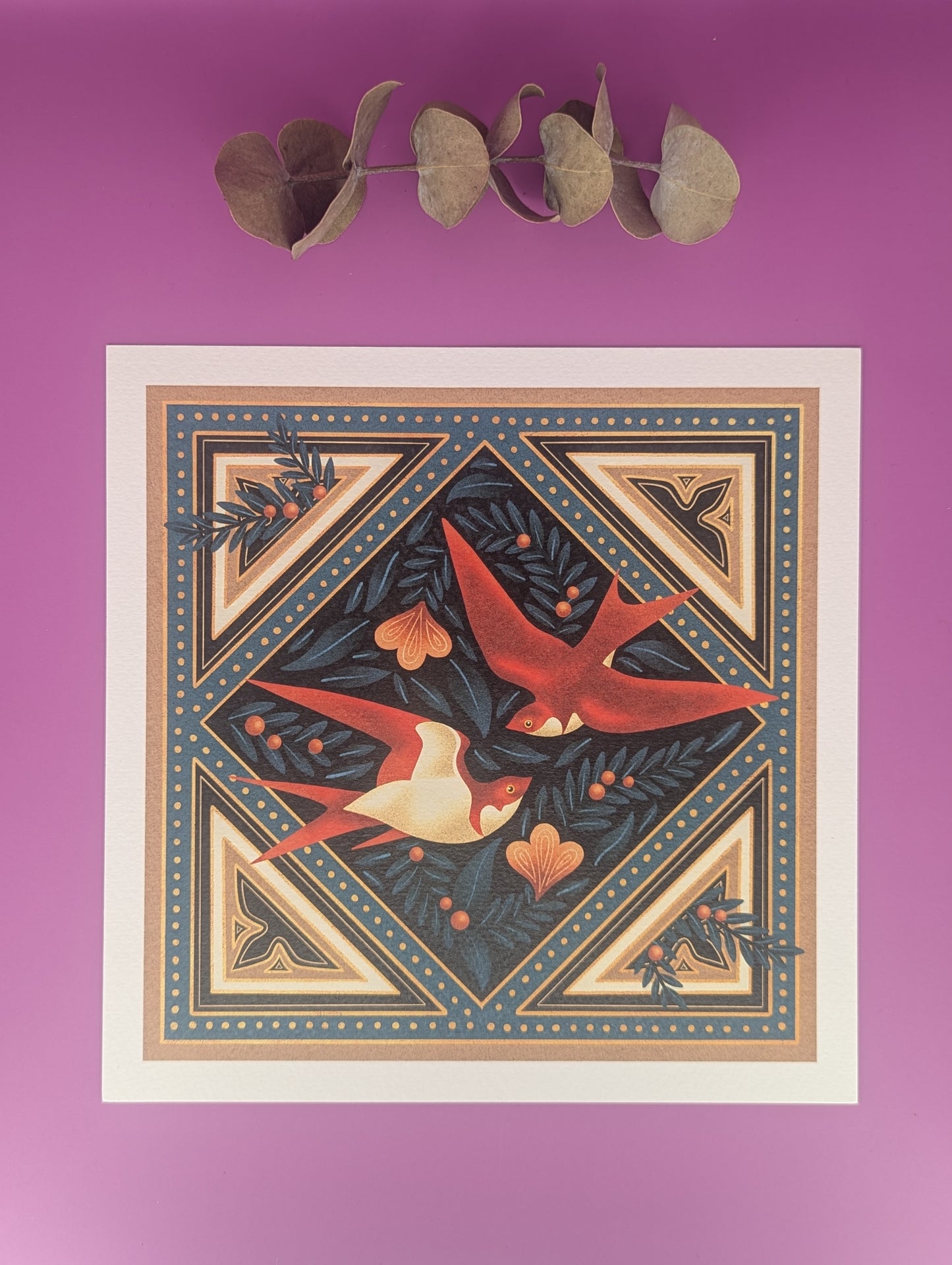 “Swallows” - Print by Abigail Salvesen