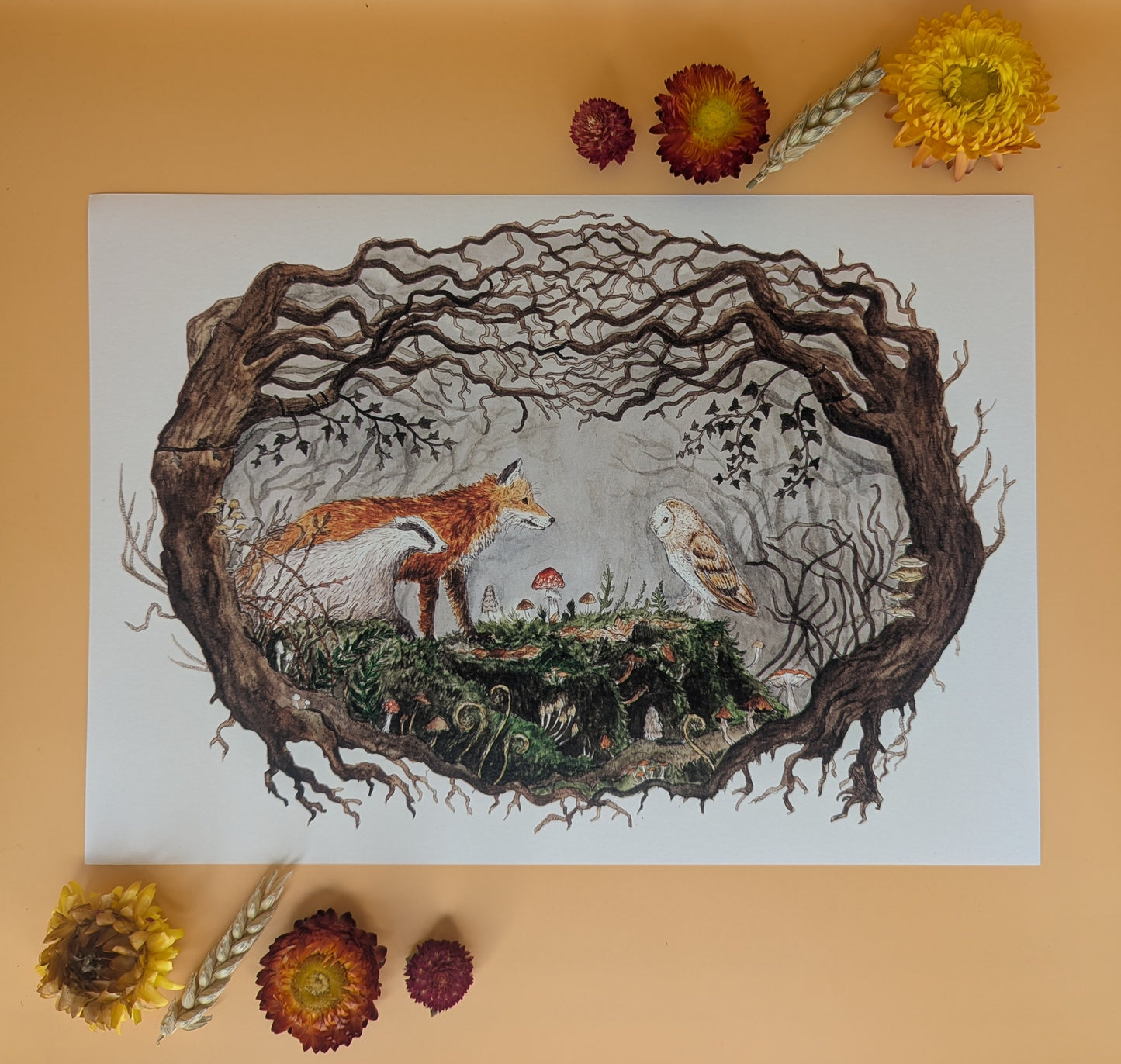 'Forest Animals' Print by Katrin Blackwater