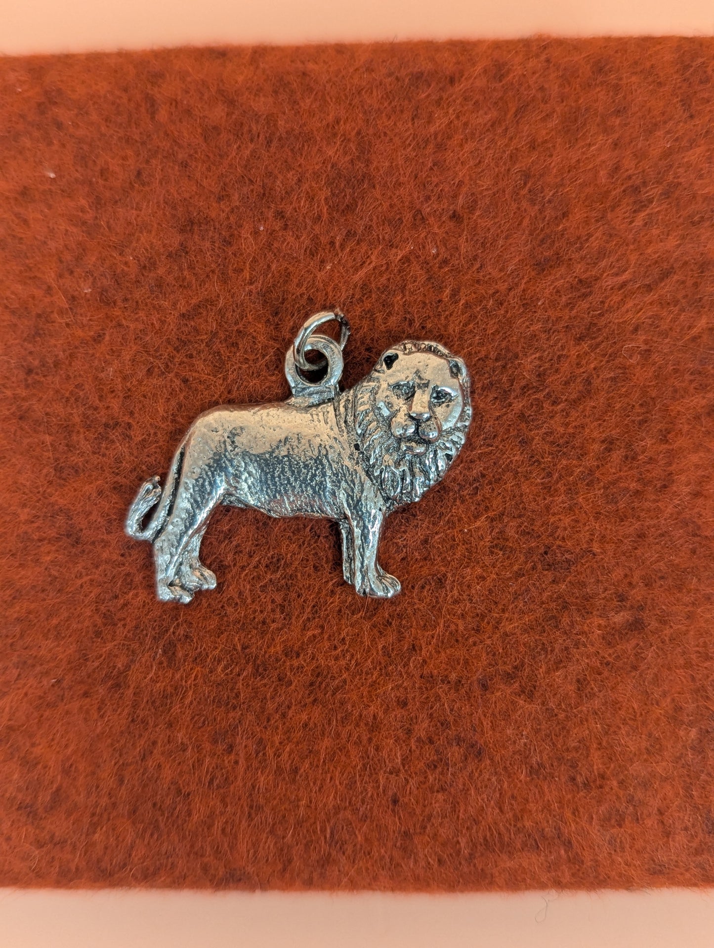 Pewter Leo Charm
