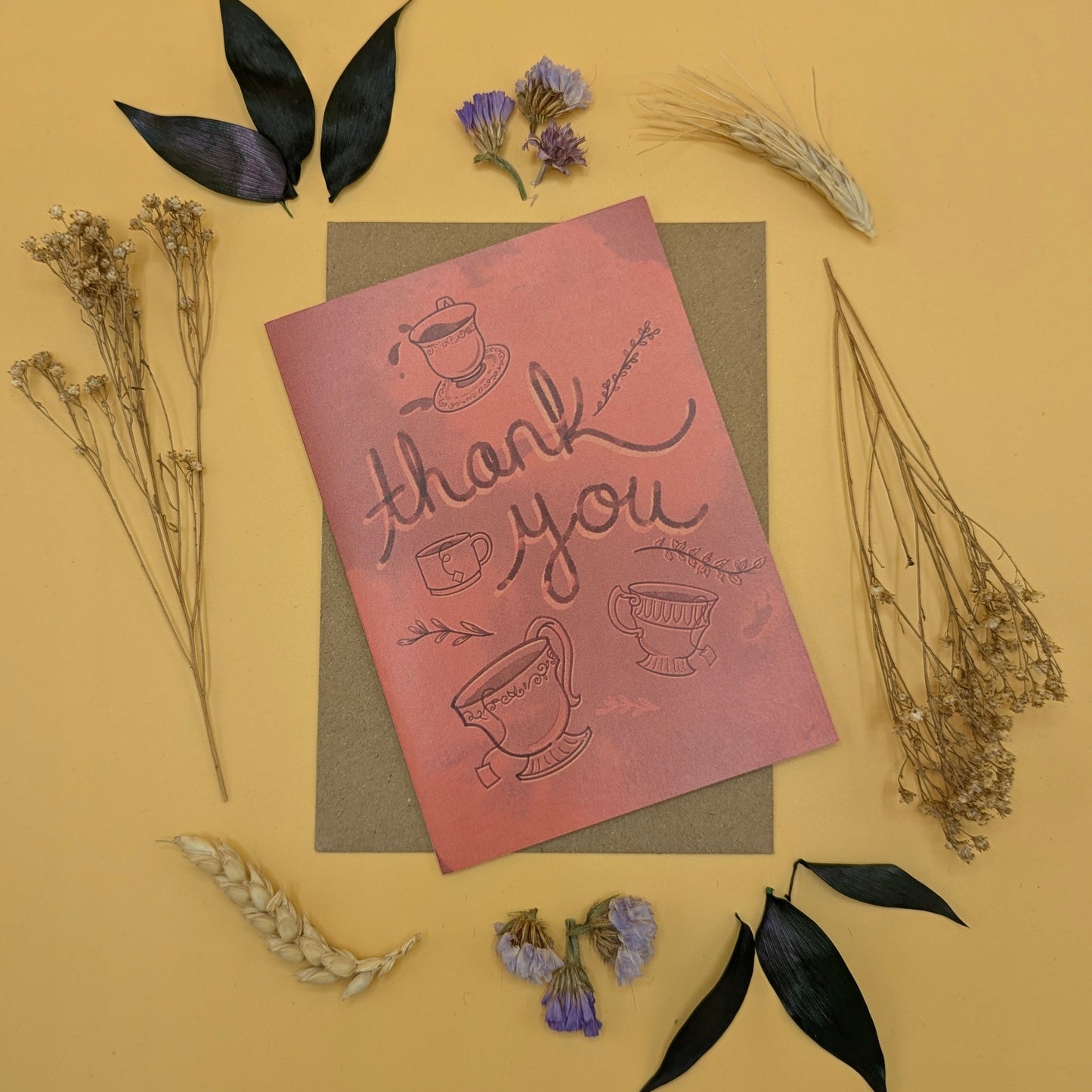 ‘Tea Thank You’ Greeting Card