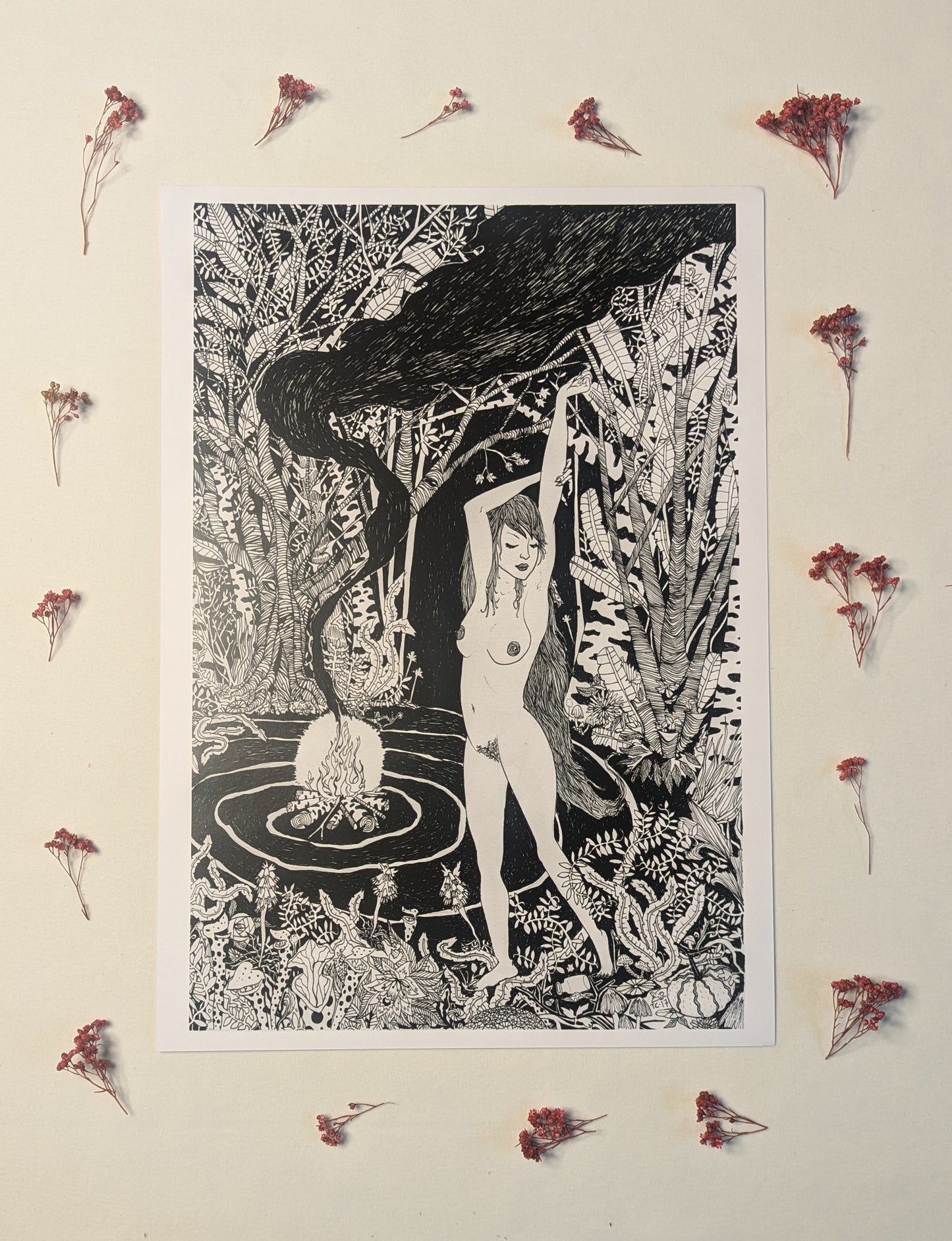 "Witch" Print by Theo Cleary