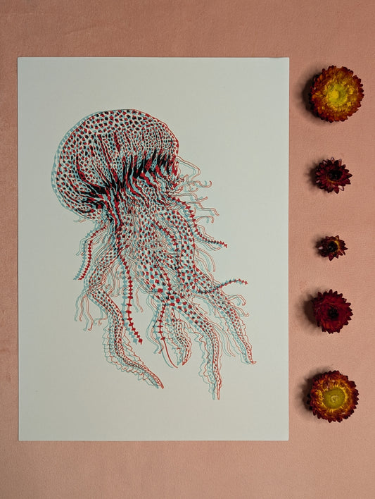 "Jellyfish" Print by Theo Cleary