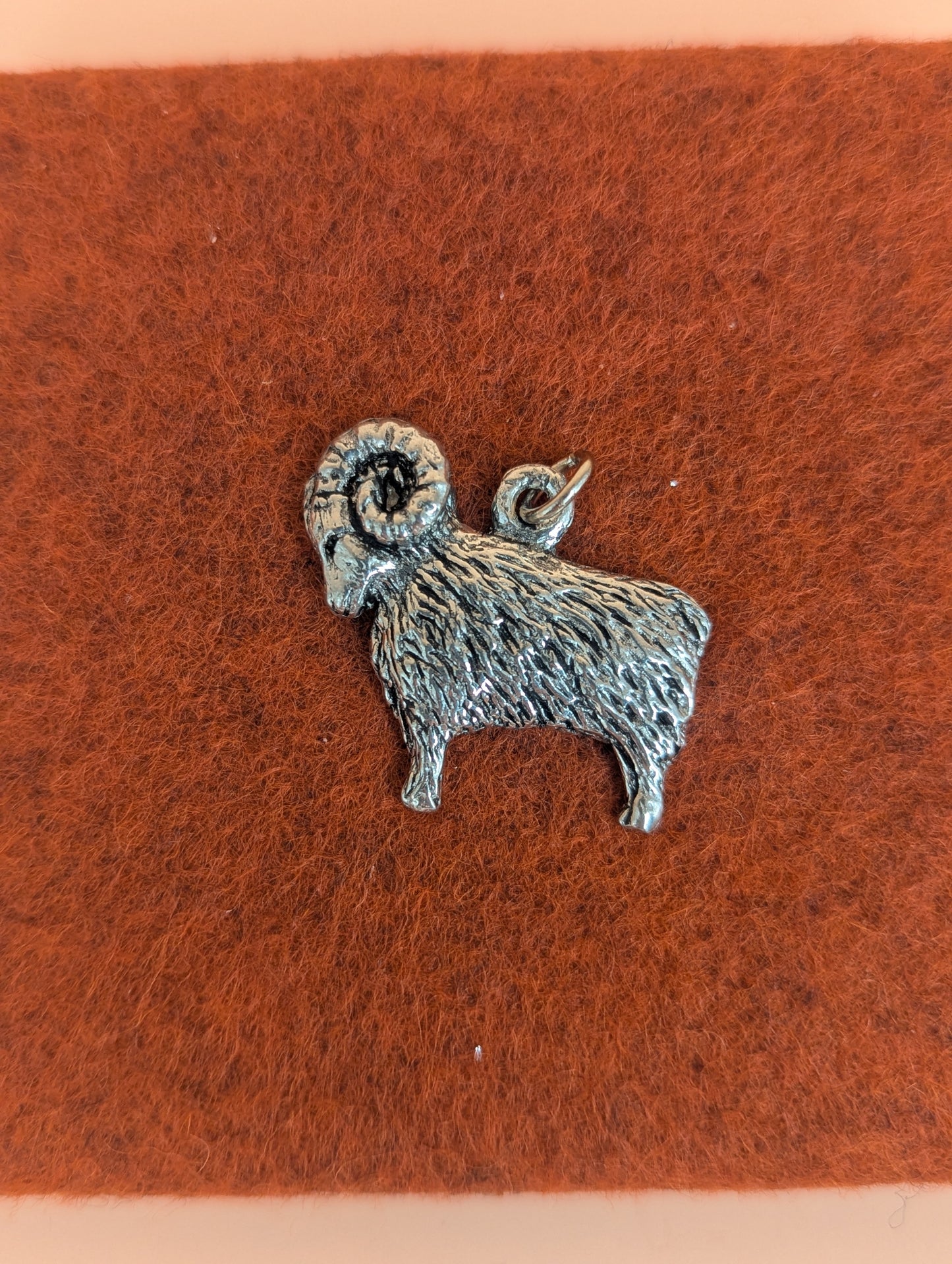 Pewter Aries Charm