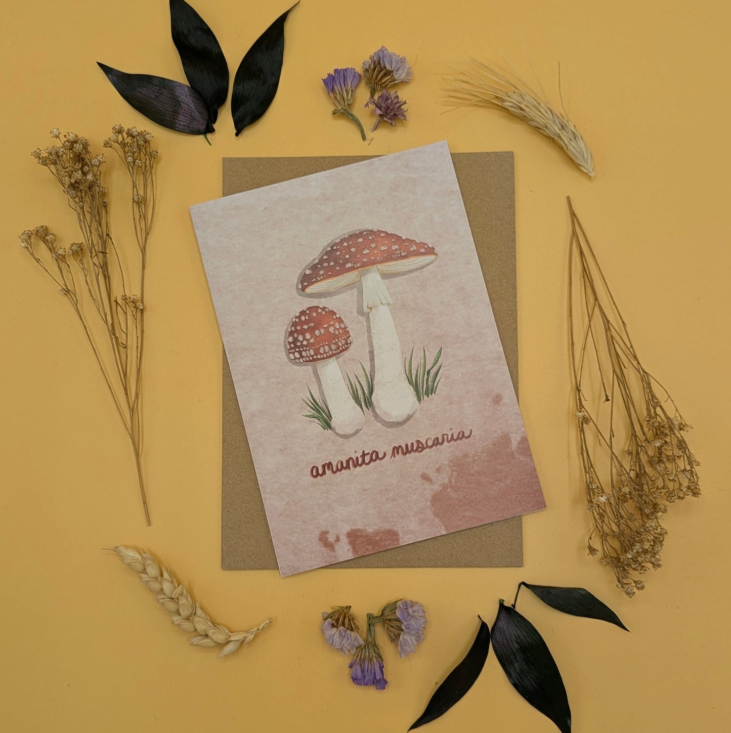 ‘Amanita Muscaria’ Greeting Card