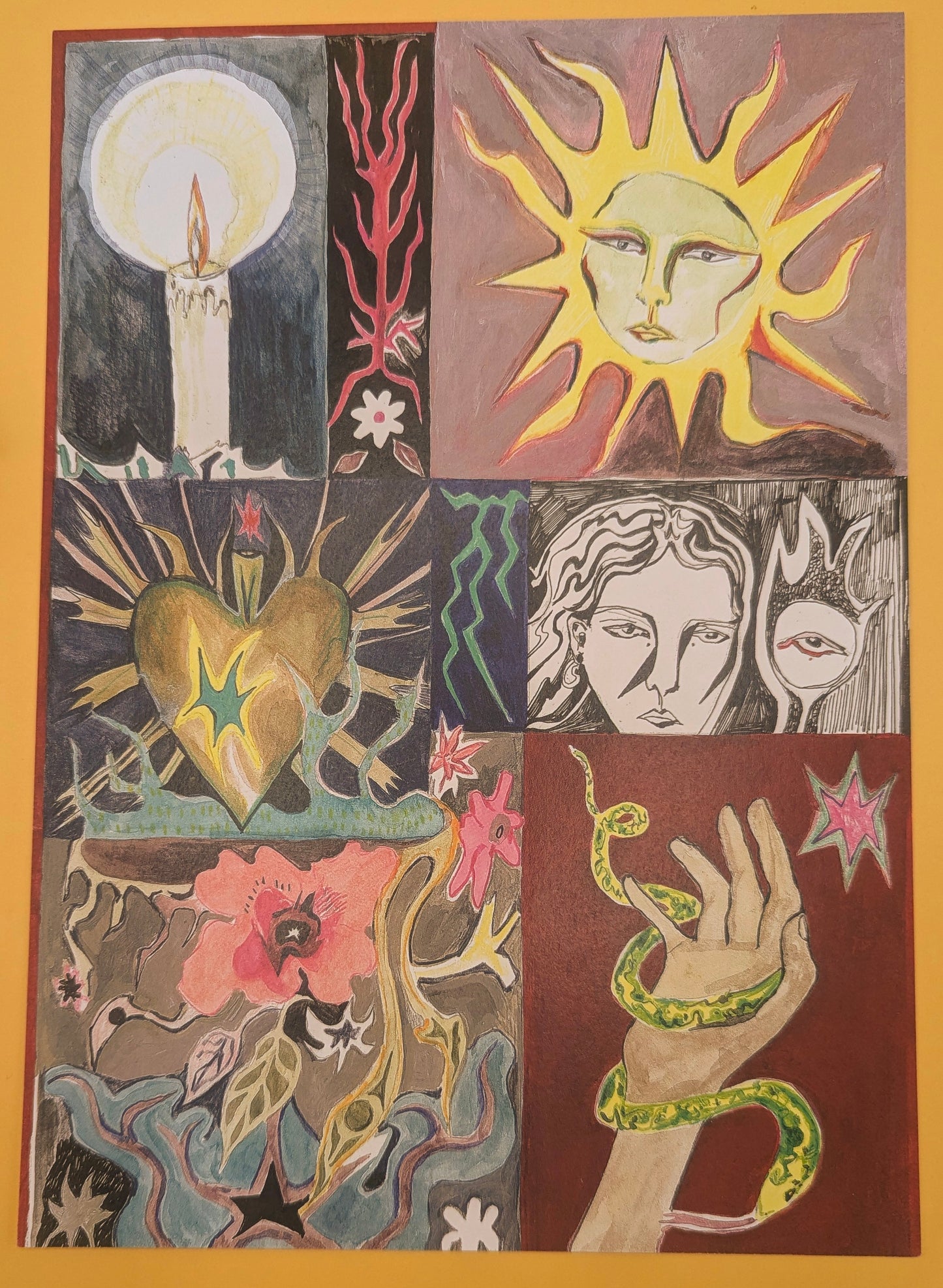 "Charmed Life" A4 Print by Bea Dessent