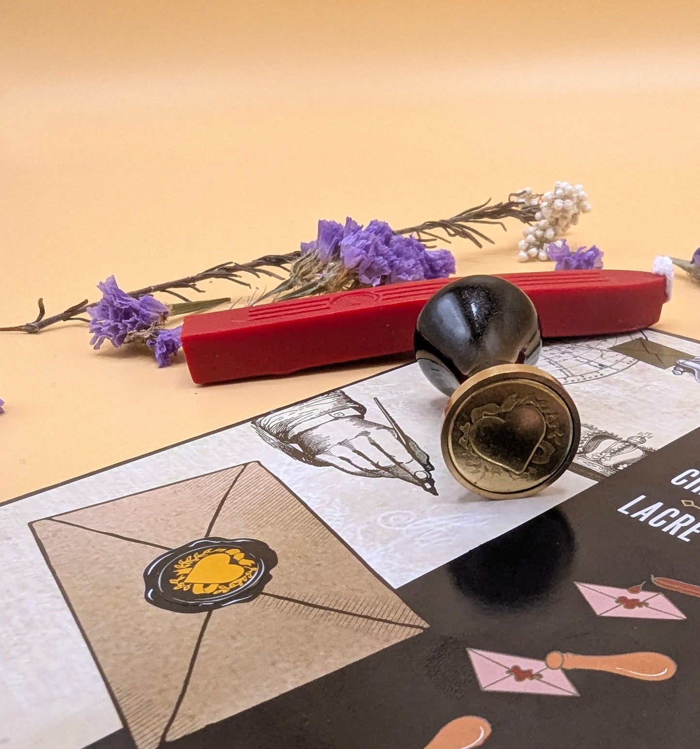 Heart Wax and Seal Set