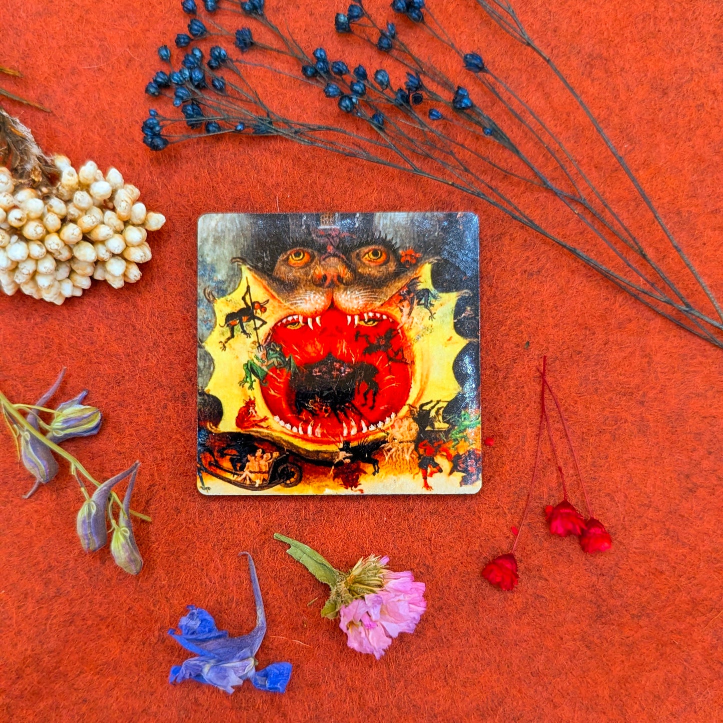 'Medieval Open Hellmouth' Fridge Magnet